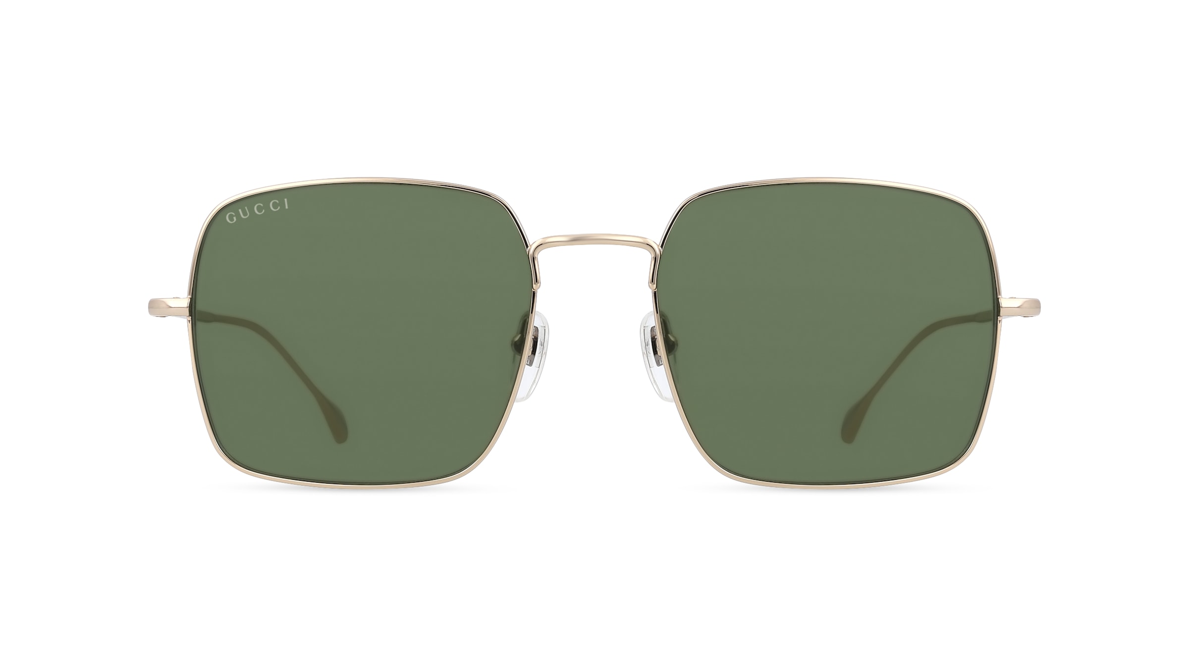 Gucci GG1184S Herren-Sonnenbrille Vollrand Eckig Metall-Gestell, gold