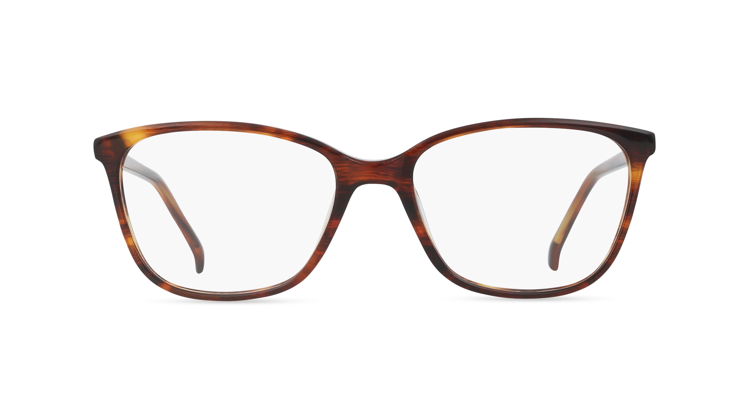 Fielmann BD 406 MOD CL Damen-Brille inkl. Gläser Vollrand Quadratisch Acetat-Gestell 53/17/135, Havanna