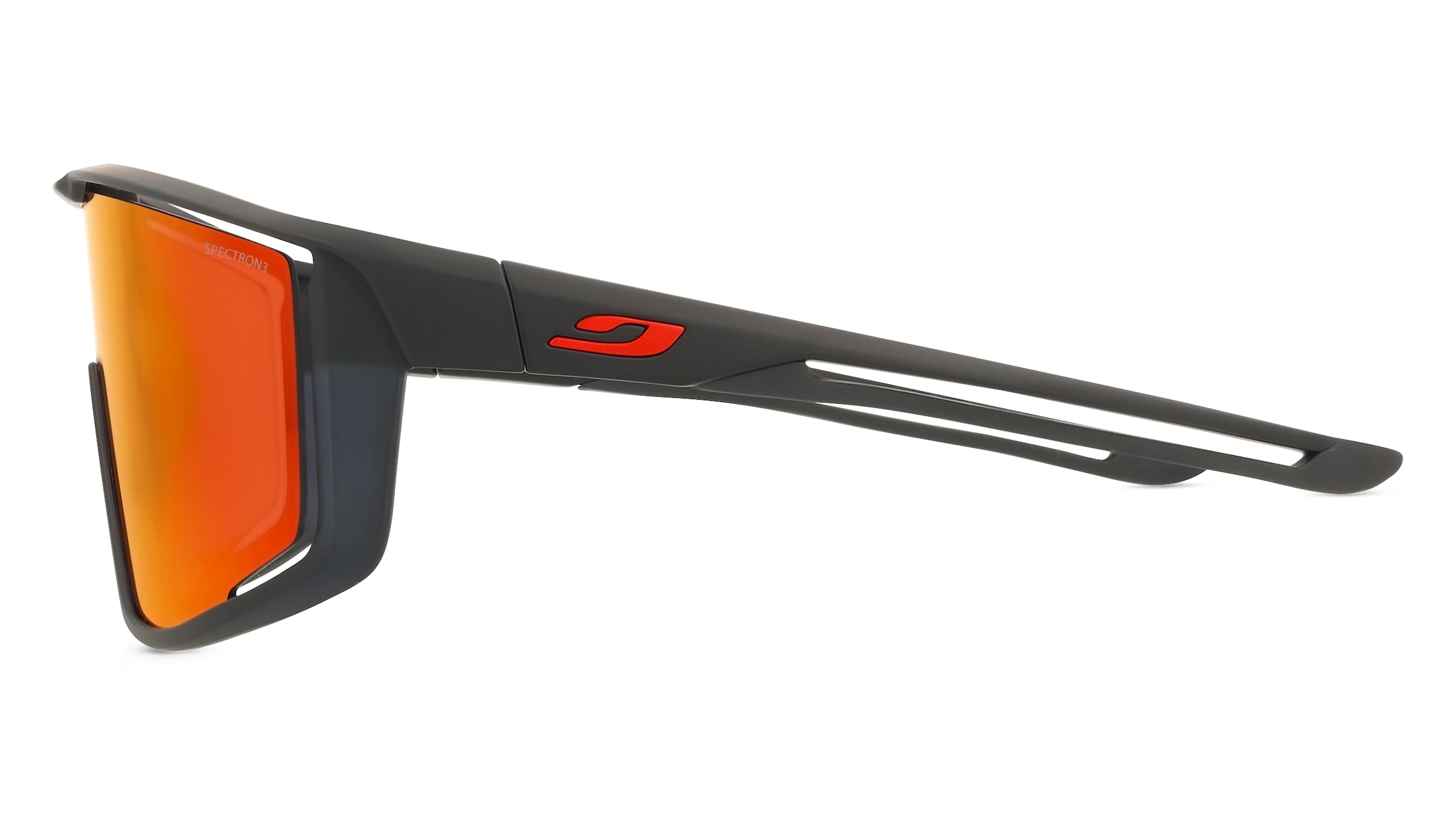 Thumbnail - Julbo J53111 FURY Unisex-Sonnenbrille Vollrand Monoscheibe Kunststoff-Gestell, grau