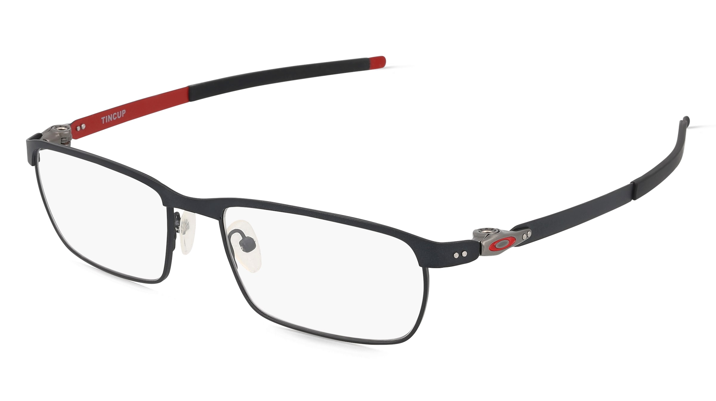 Oakley OX3184 Herren-Brille inkl. Gläser Vollrand Quadratisch Edelstahl-Gestell 54/17/135, Schwarz