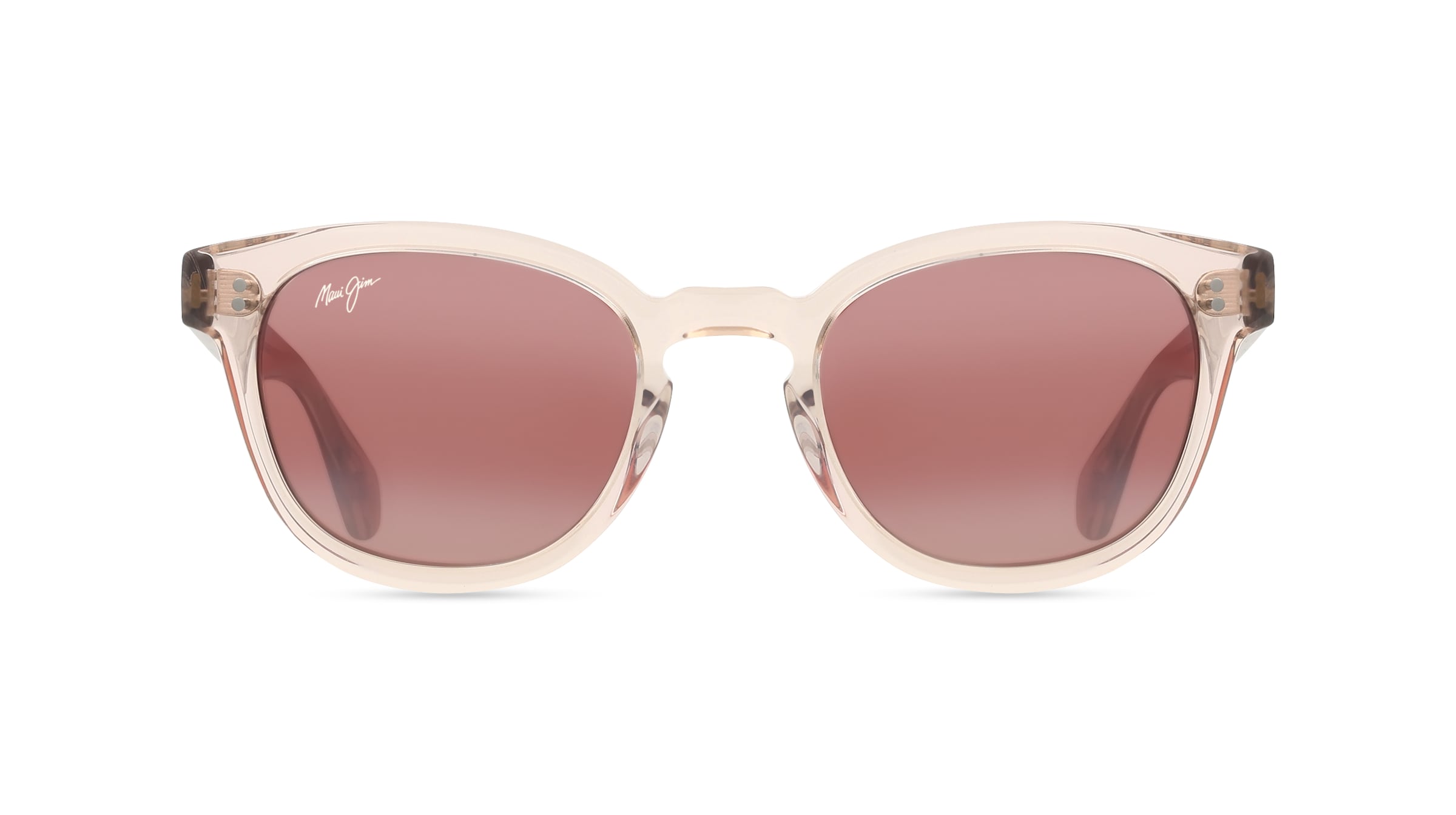 Maui Jim R842 Cheetah 5 Damen-Sonnenbrille Vollrand Rund Acetat-Gestell, pink