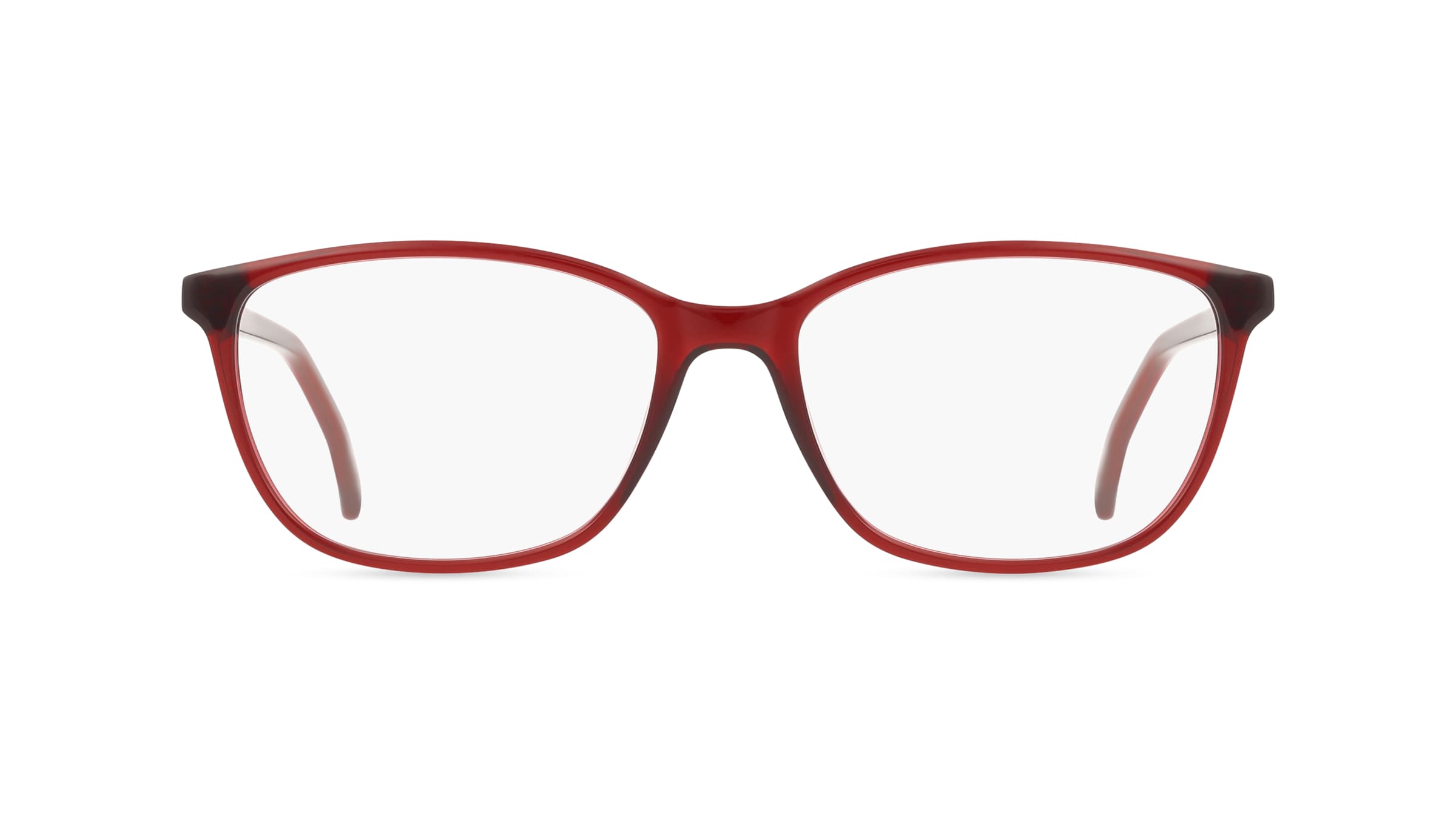 Fielmann JIL 027 CL VERA Damen-Brille inkl. Gläser Vollrand Butterfly Acetat-Gestell 53mm/16mm/140mm, rot