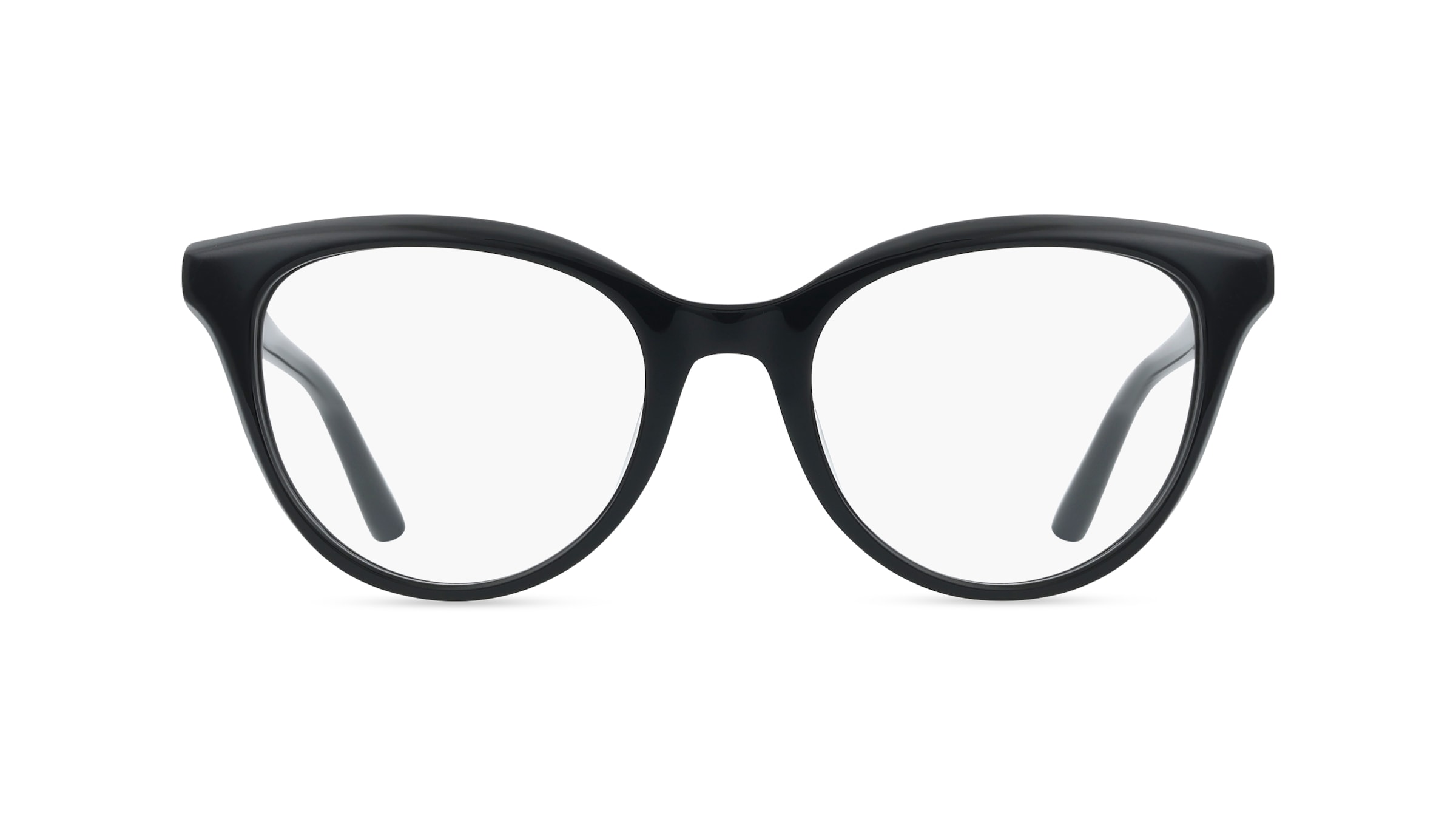 Furla VFU877 Damen-Brille inkl. Gläser Vollrand Rund Kunststoff-Gestell 51/19/140, Schwarz