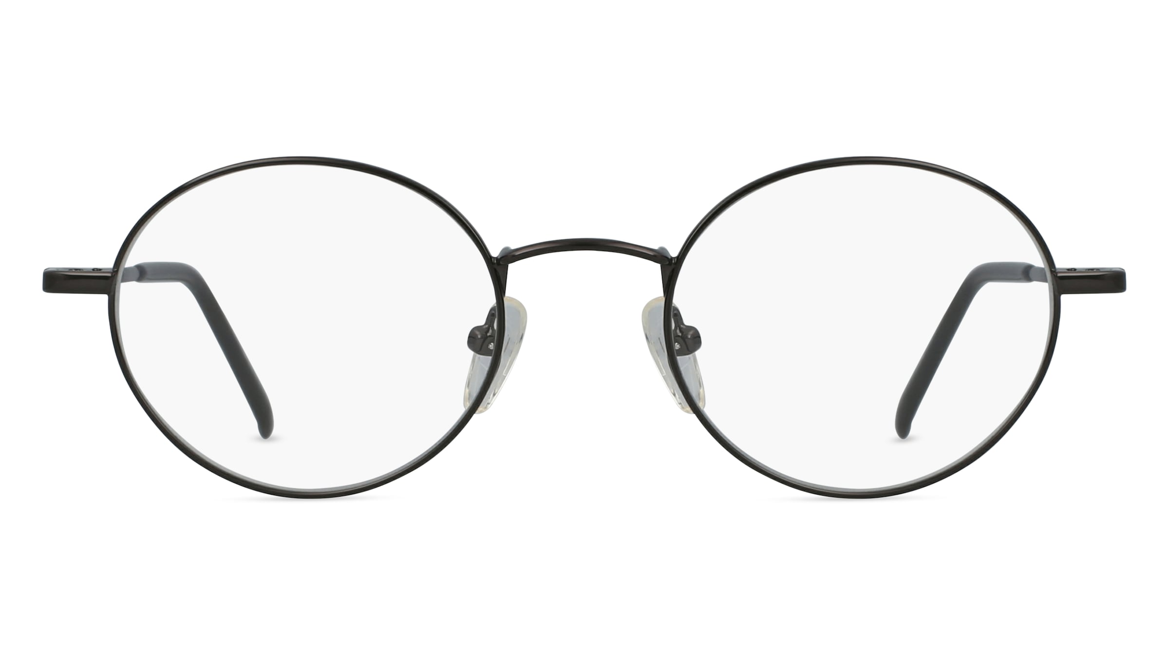 Fielmann MC 549 CL Unisex-Brille inkl. Gläser Vollrand Oval Edelstahl-Gestell 48mm/20mm/135mm, grau