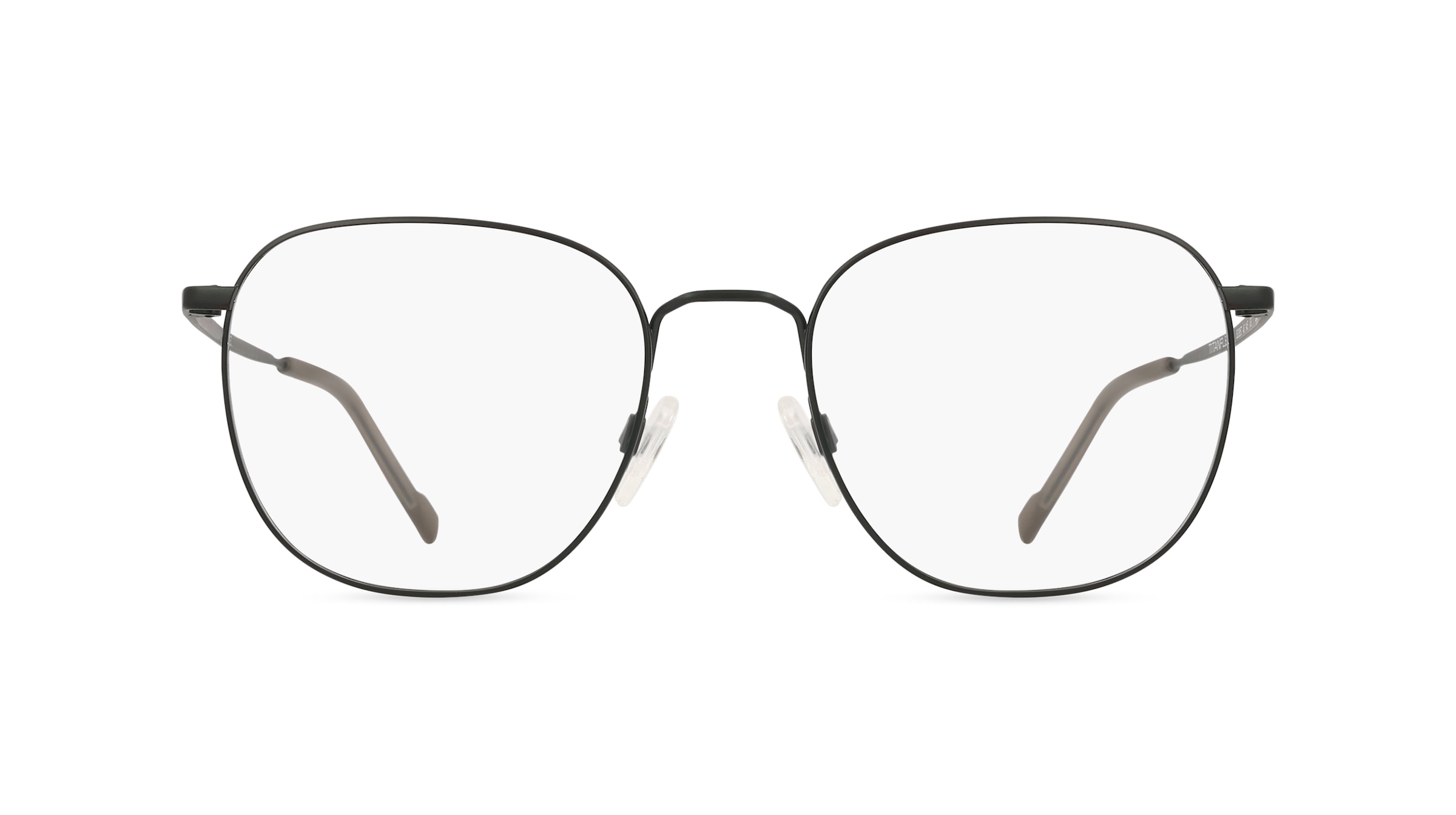 Eschenbach 820957 Herren-Brille inkl. Gläser Vollrand Panto Titan-Gestell 53mm/19mm/145mm, grün