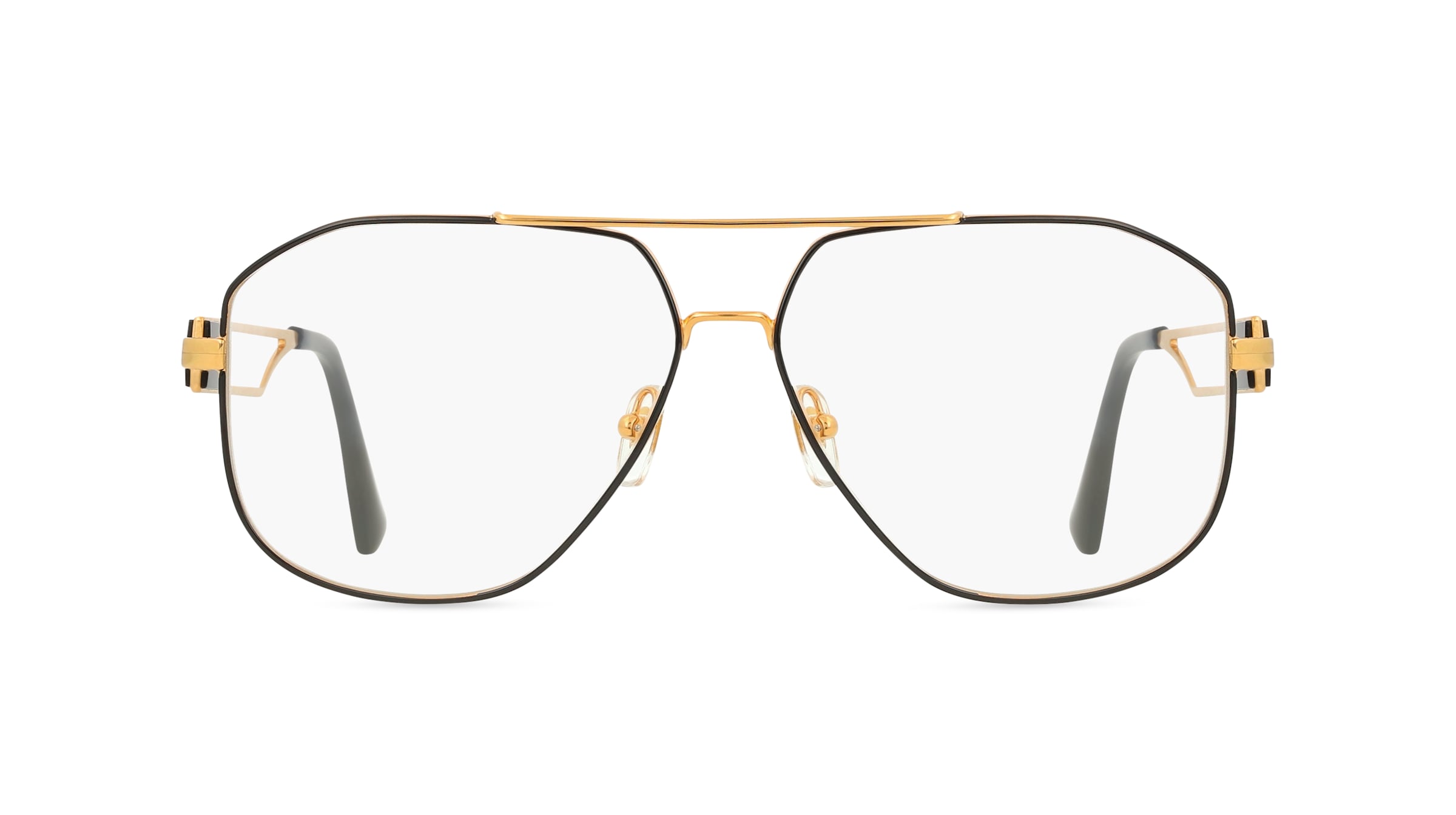 Versace VE1287 Herren-Brille inkl. Gläser Vollrand Quadratisch Metall-Gestell 57/13/145, Schwarz