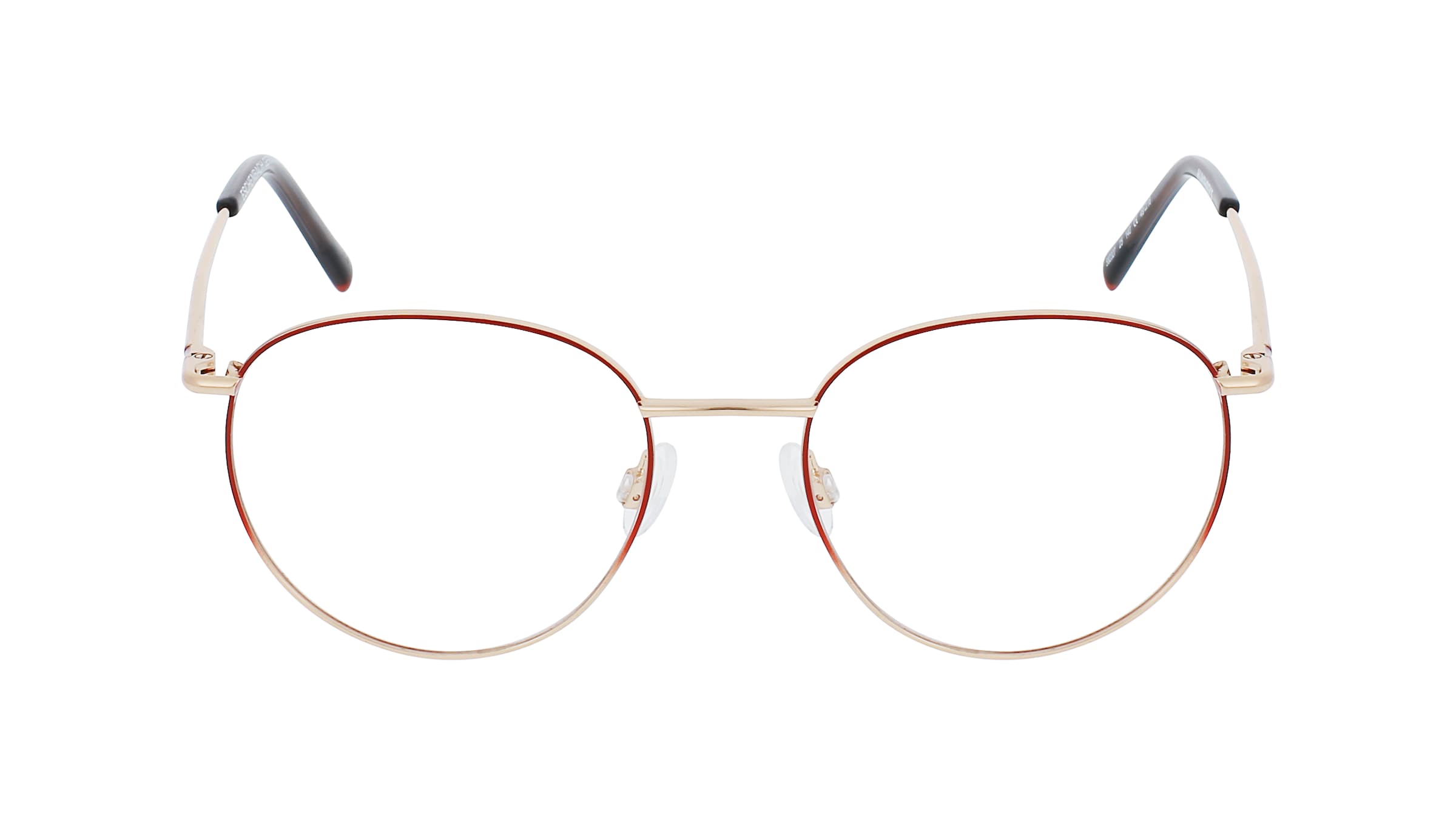 Humphrey’s eyewear 582327 Unisex-Brille inkl. Gläser Vollrand Panto Metall-Gestell 49mm/18mm/140mm, gold