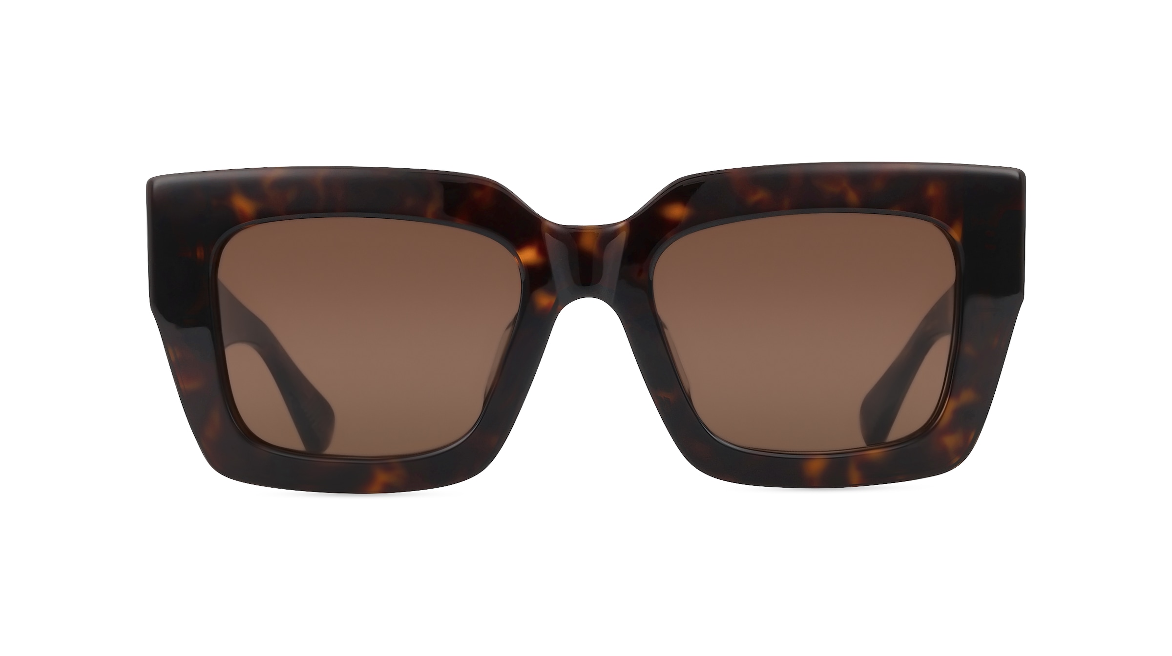 Bottega Veneta BV1212S Damen-Sonnenbrille Vollrand Butterfly Recycelt-Gestell, braun