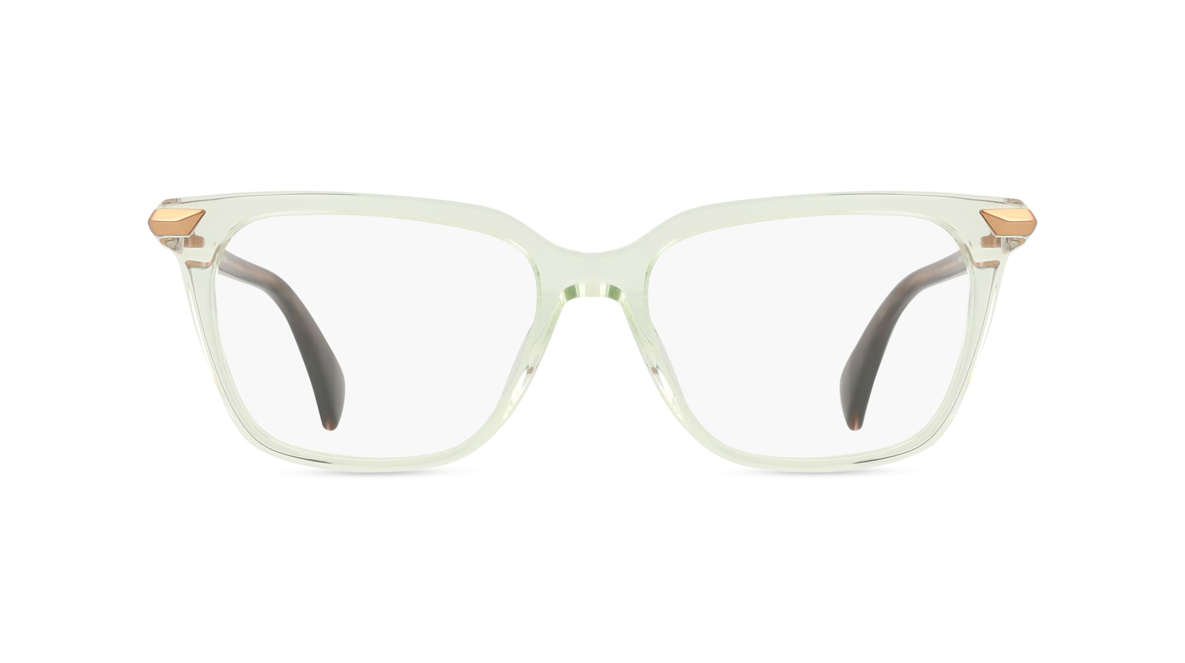 Rag & Bone RNB3055 Damen-Brille inkl. Gläser Vollrand Eckig Acetat-Gestell 51mm/16mm/140mm, grün