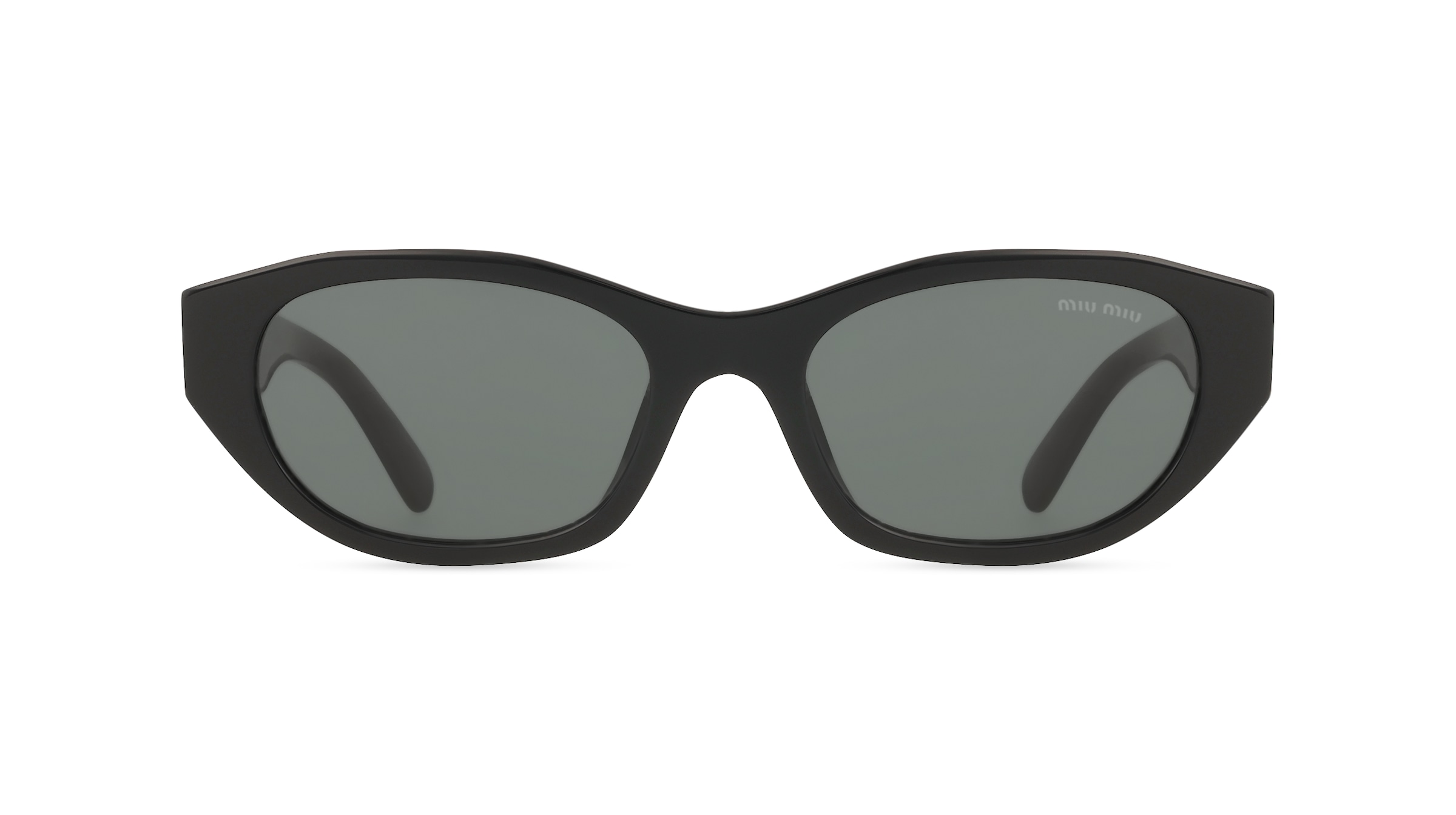 Miu Miu MUA03S Damen-Sonnenbrille Vollrand Quadratisch Acetat-Gestell, schwarz