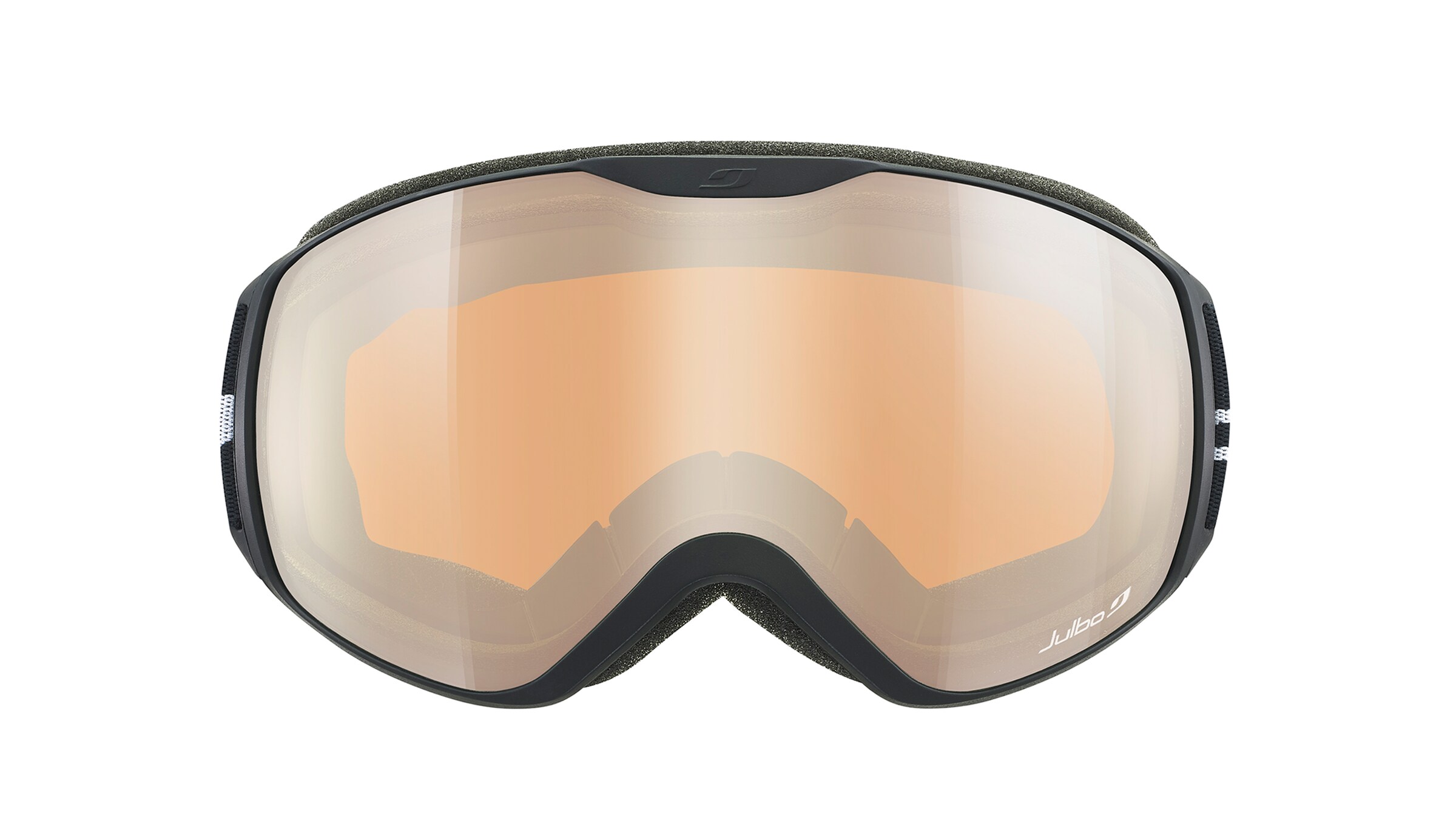 Julbo ISON J745 Unisex-Skibrille Vollrand Monoscheibe Kunststoff-Gestell, schwarz