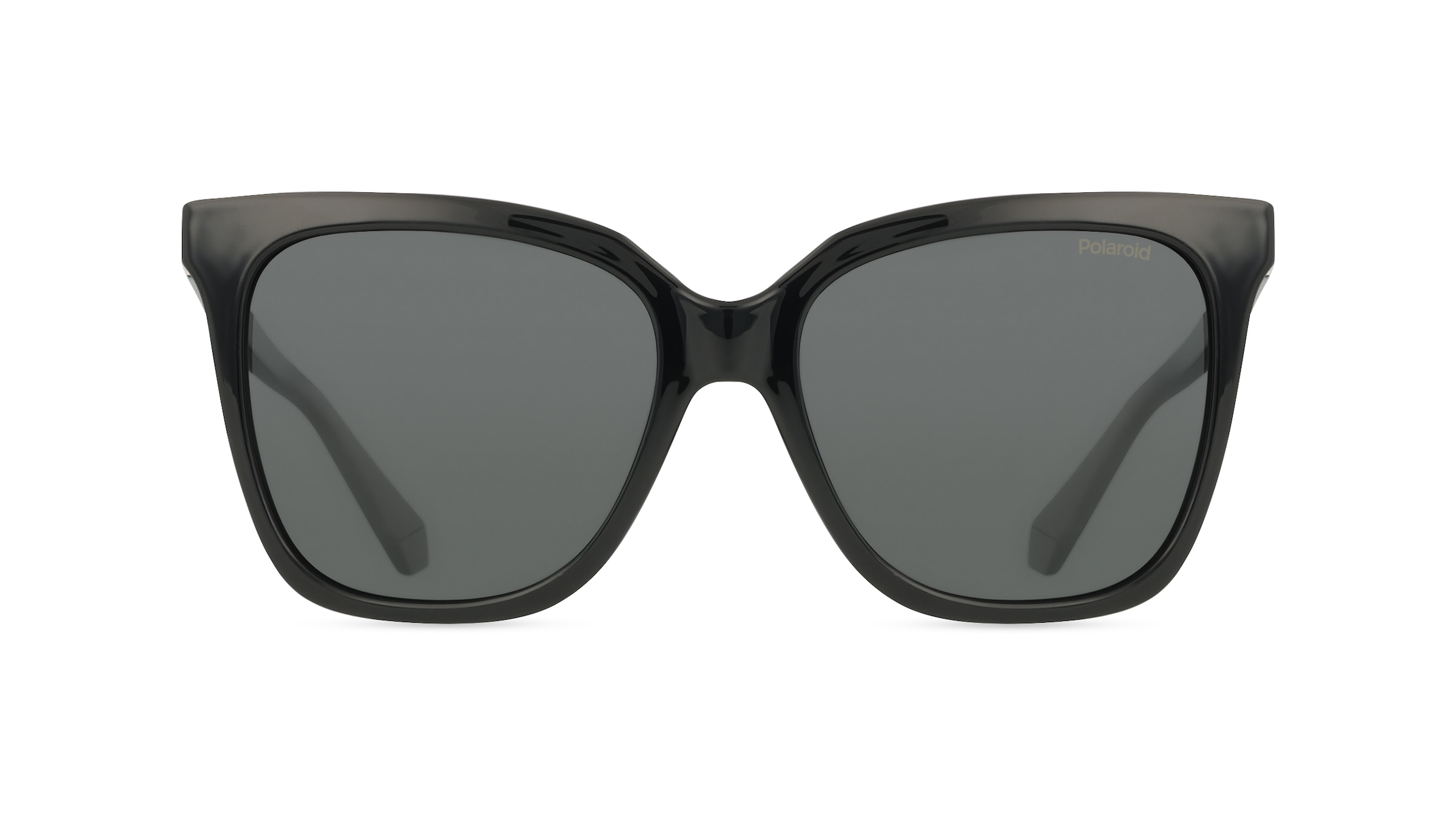 Polaroid PLD 4155/S/X Damen-Sonnenbrille Vollrand Eckig Kunststoff-Gestell, schwarz