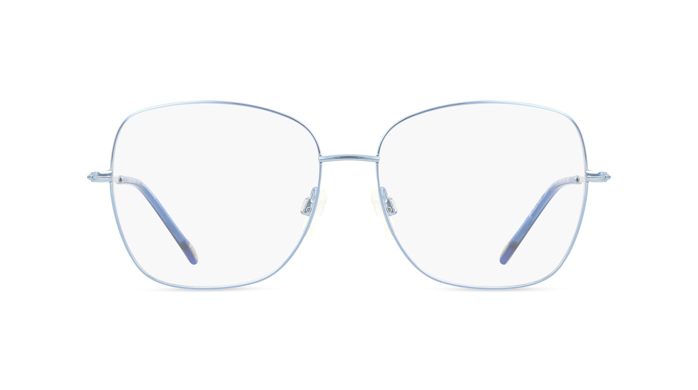 JOOP! 3334 Damen-Brille inkl. Gläser Vollrand Eckig Edelstahl-Gestell 55mm/15mm/140mm, blau