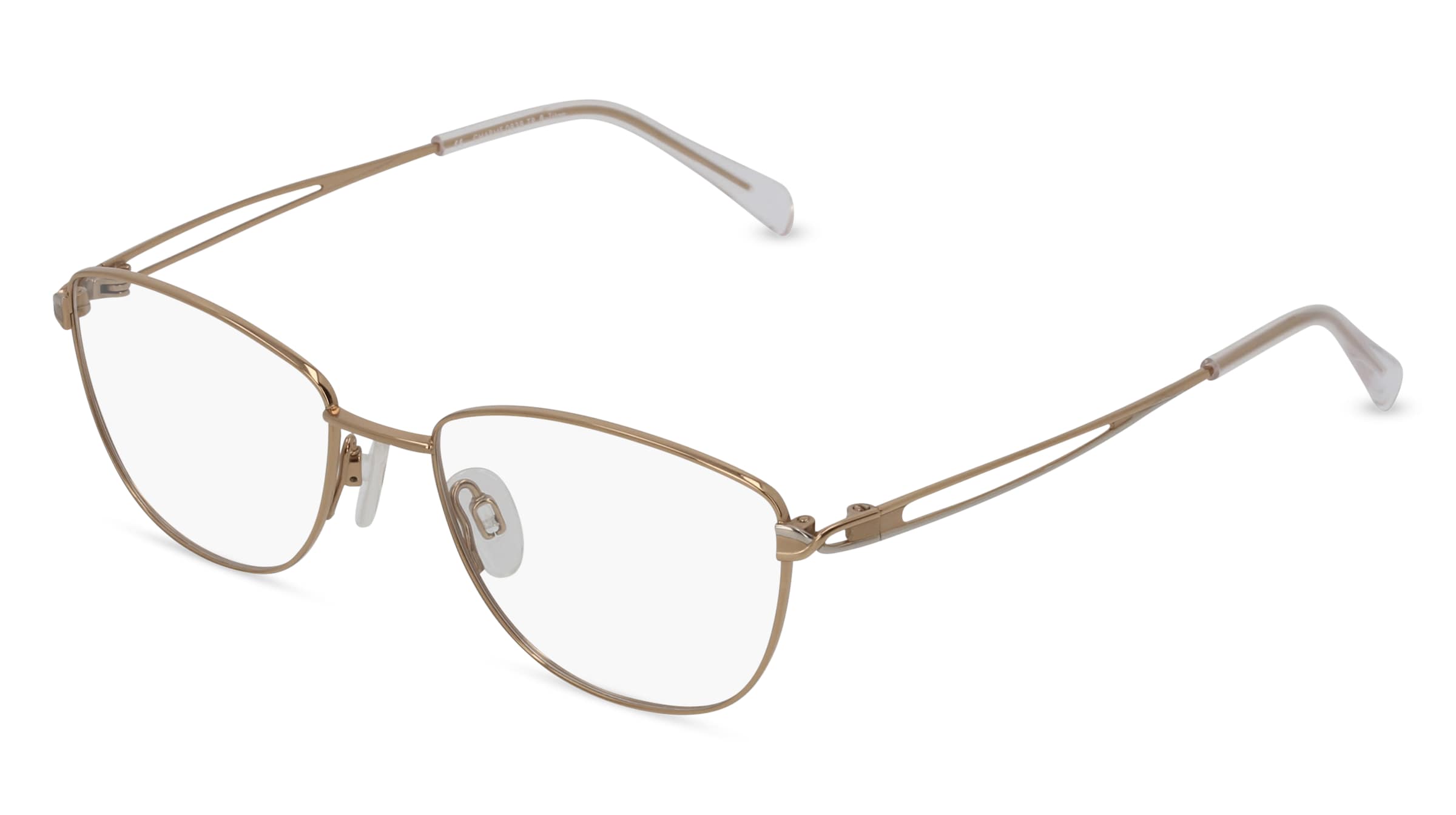 Fielmann CHARME 0838 TR Damen-Brille inkl. Gläser Vollrand Quadratisch Titan-Gestell 51/17/135, Gold