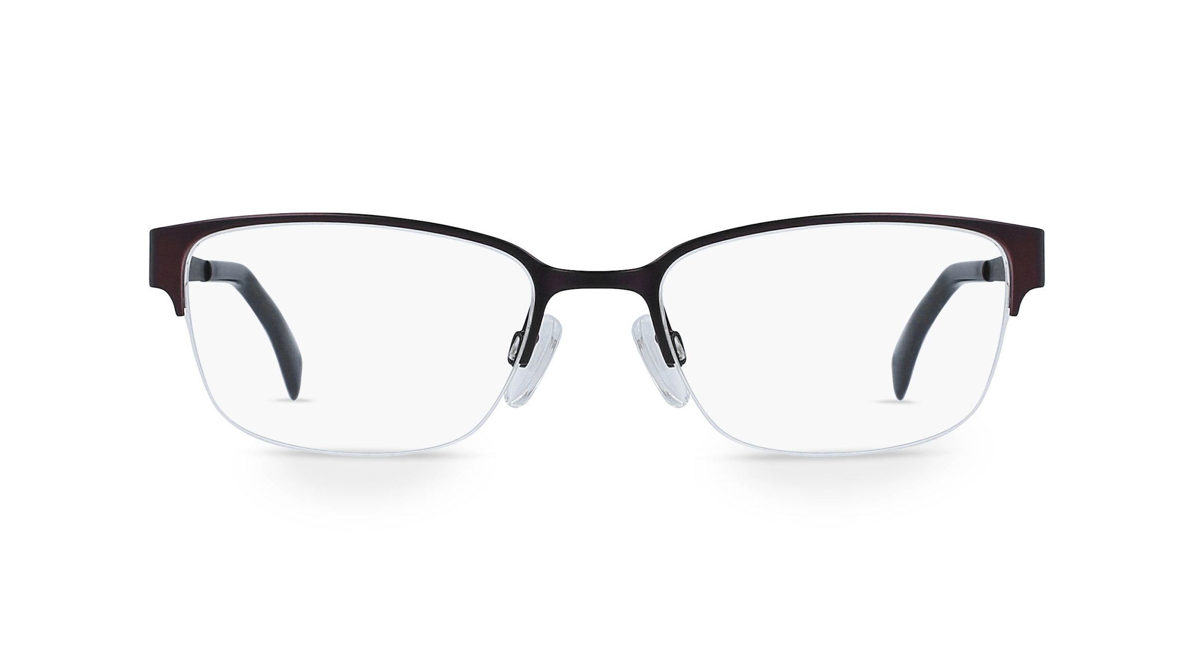 Fielmann CHARME 0814 FLEX CL Damen-Brille inkl. Gläser Halbrand Eckig Metall-Gestell 50mm/17mm/130mm, braun