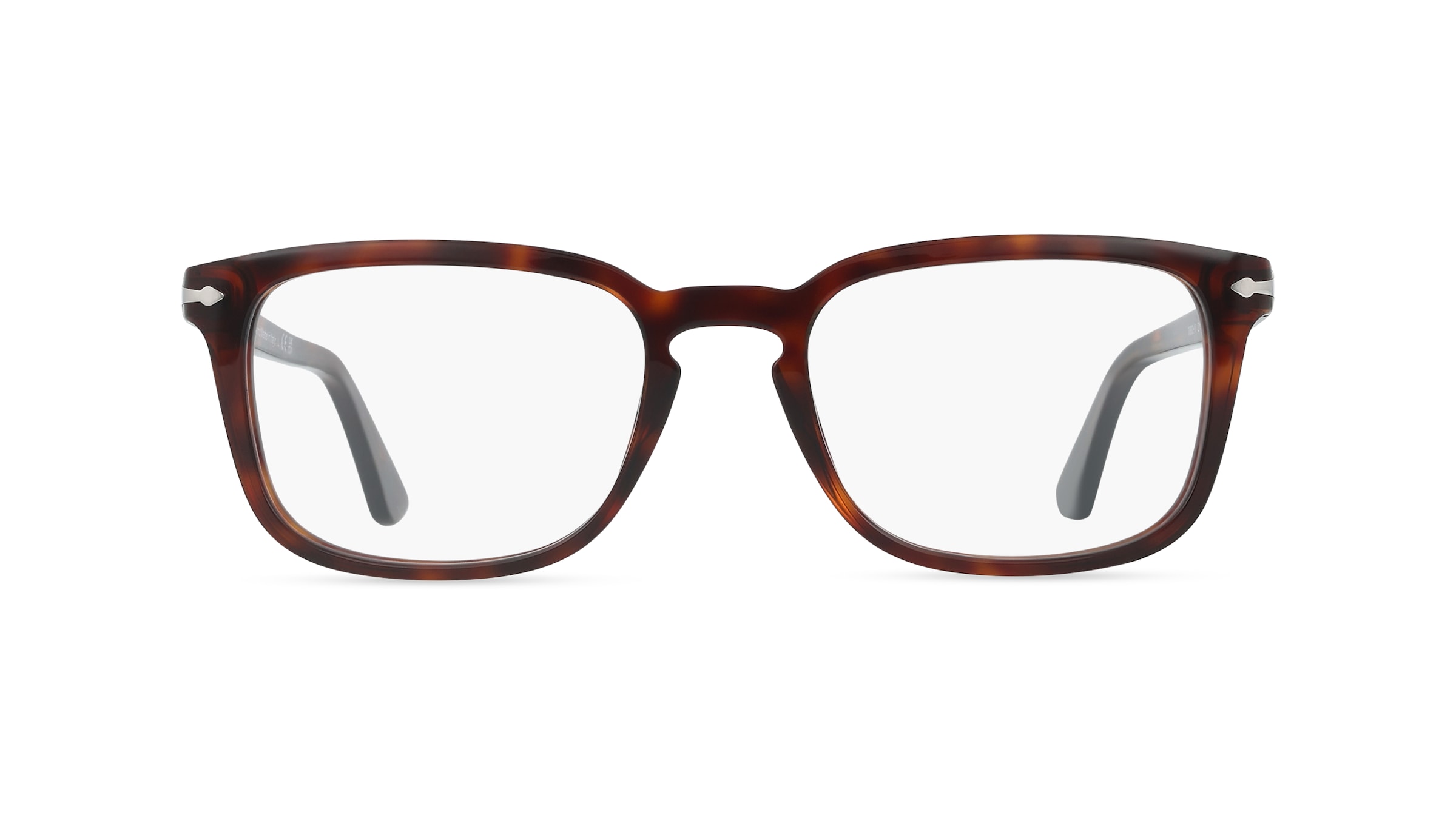 Persol 0PO3382V Unisex-Brille inkl. Gläser Vollrand Quadratisch Acetat-Gestell 52/19/145, Havanna