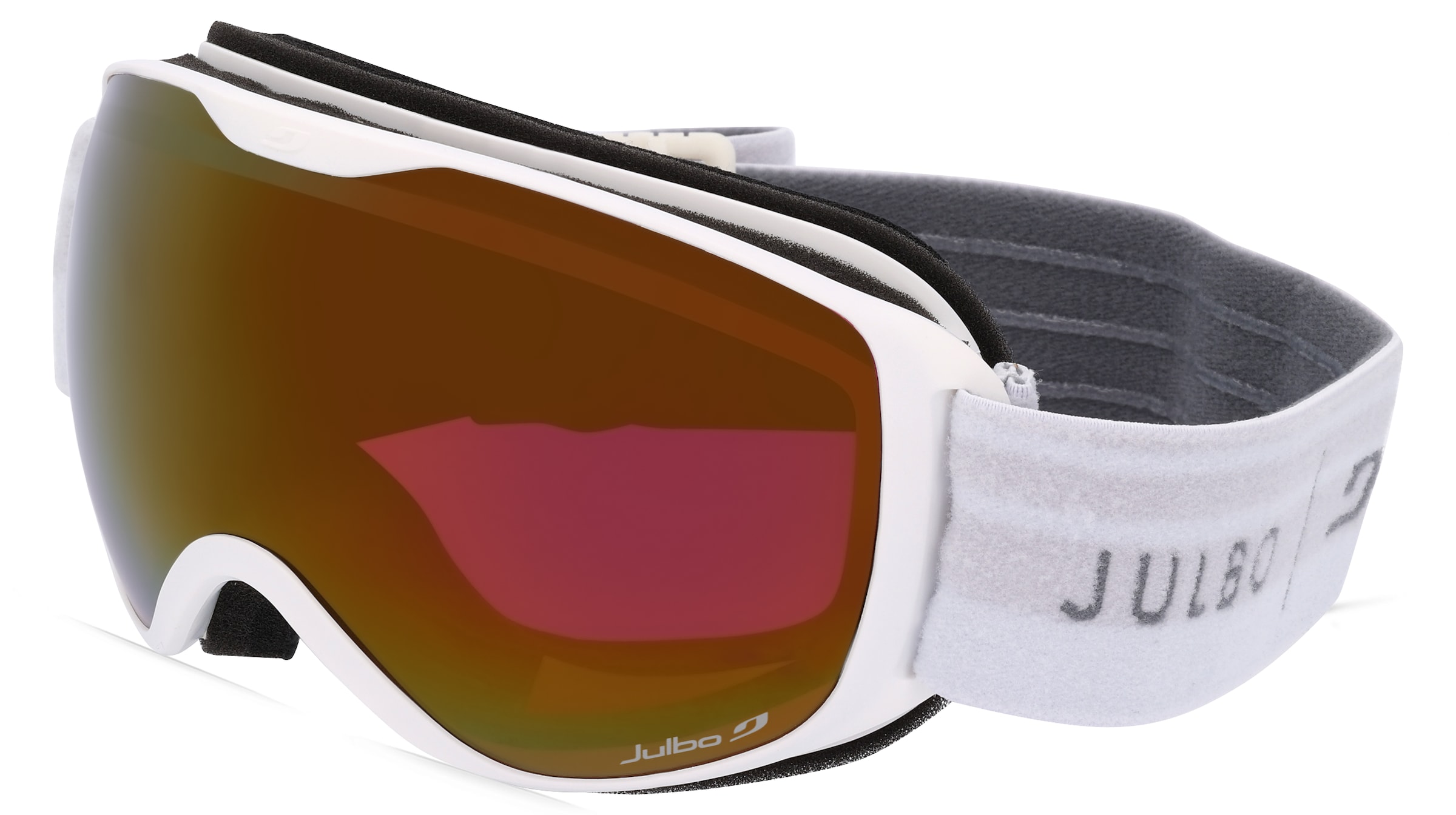 Julbo PIONEER J731 Jugend-Skibrille Vollrand Monoscheibe Kunststoff-Gestell, Weiß