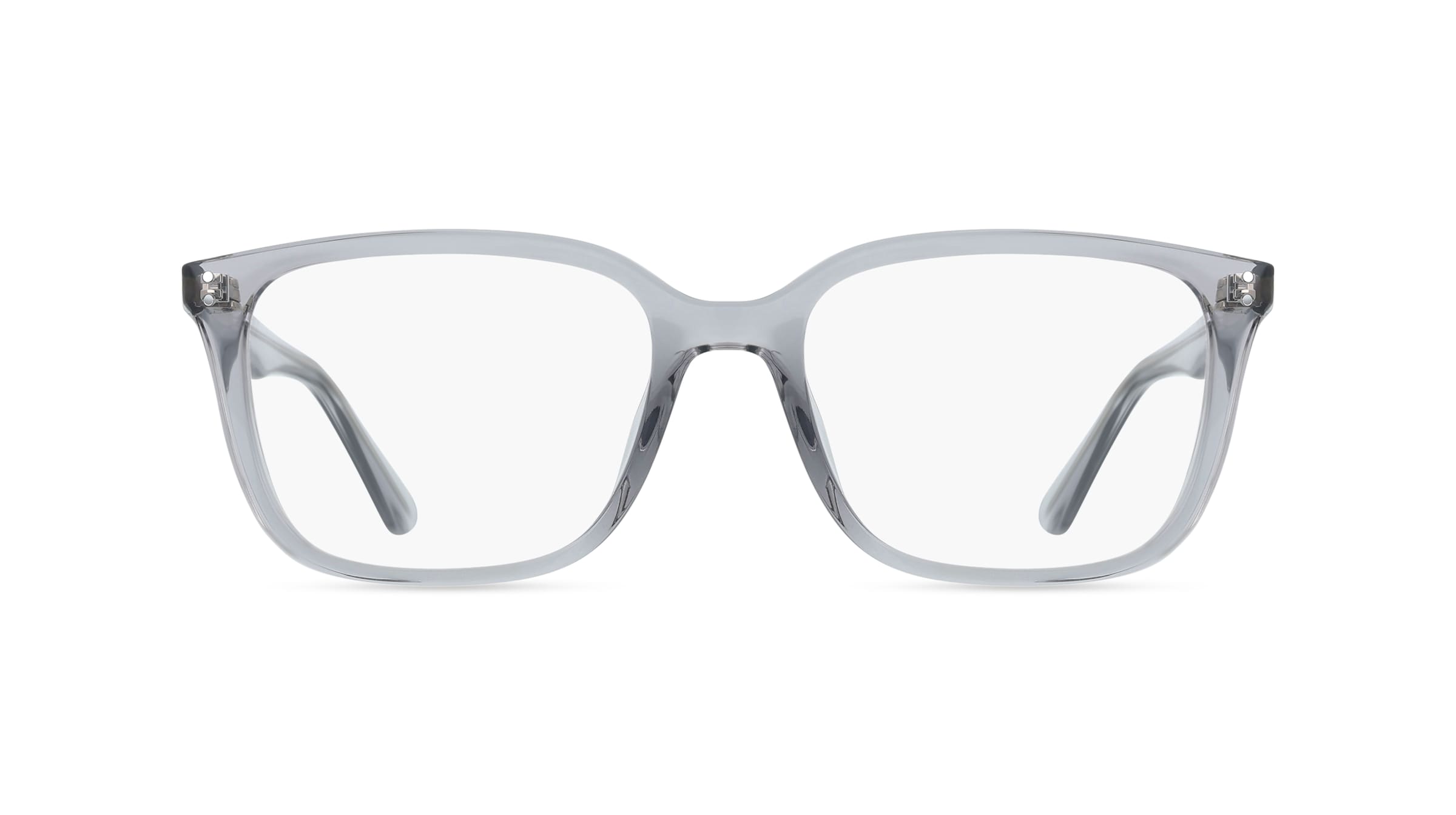 Ray-Ban RX7248D Unisex-Brille inkl. Gläser Vollrand Quadratisch Kunststoff-Gestell 55/18/145, Grau