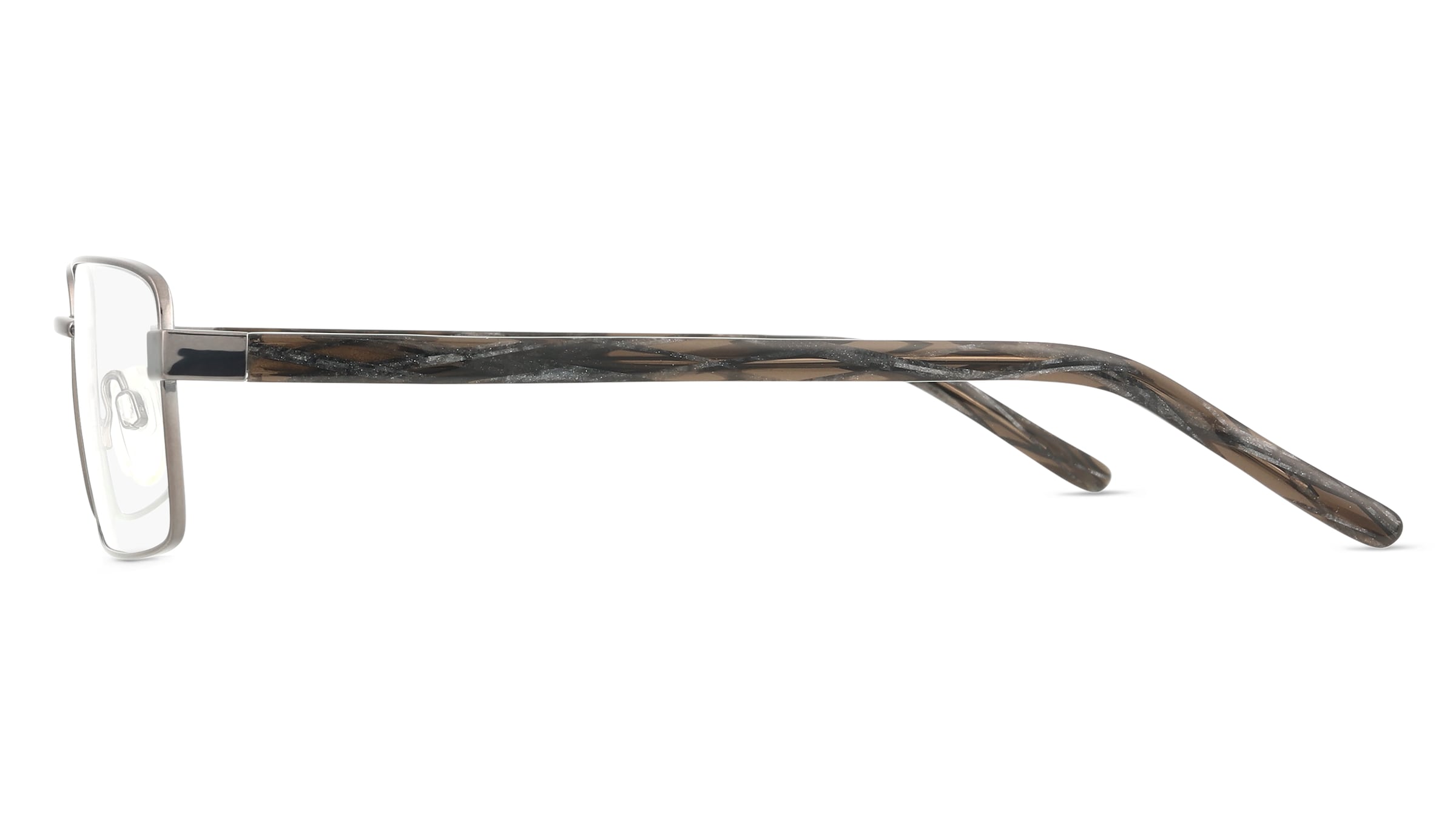 Thumbnail - Fielmann CHARME 0739 FLEX CL Herren-Brille inkl. Gläser Vollrand Quadratisch Metall-Gestell 58/19/140, grau