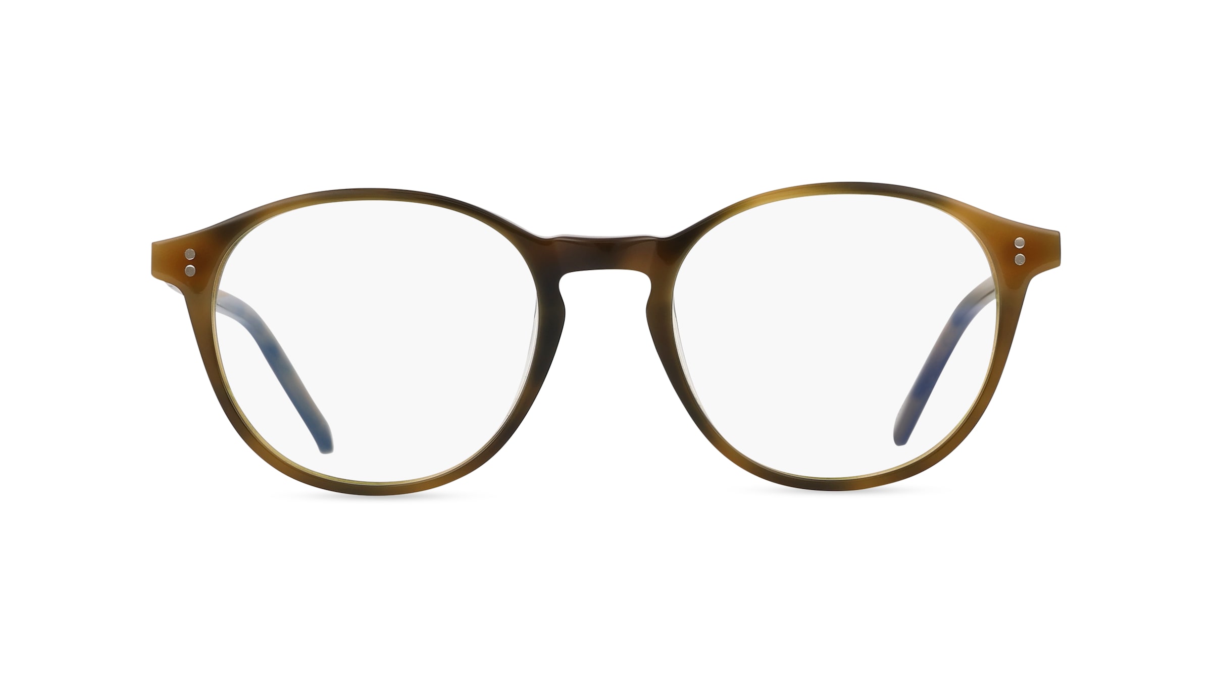 Hackett 268 Unisex-Brille inkl. Gläser Vollrand Rund Acetat-Gestell 49mm/18mm/140mm, grün