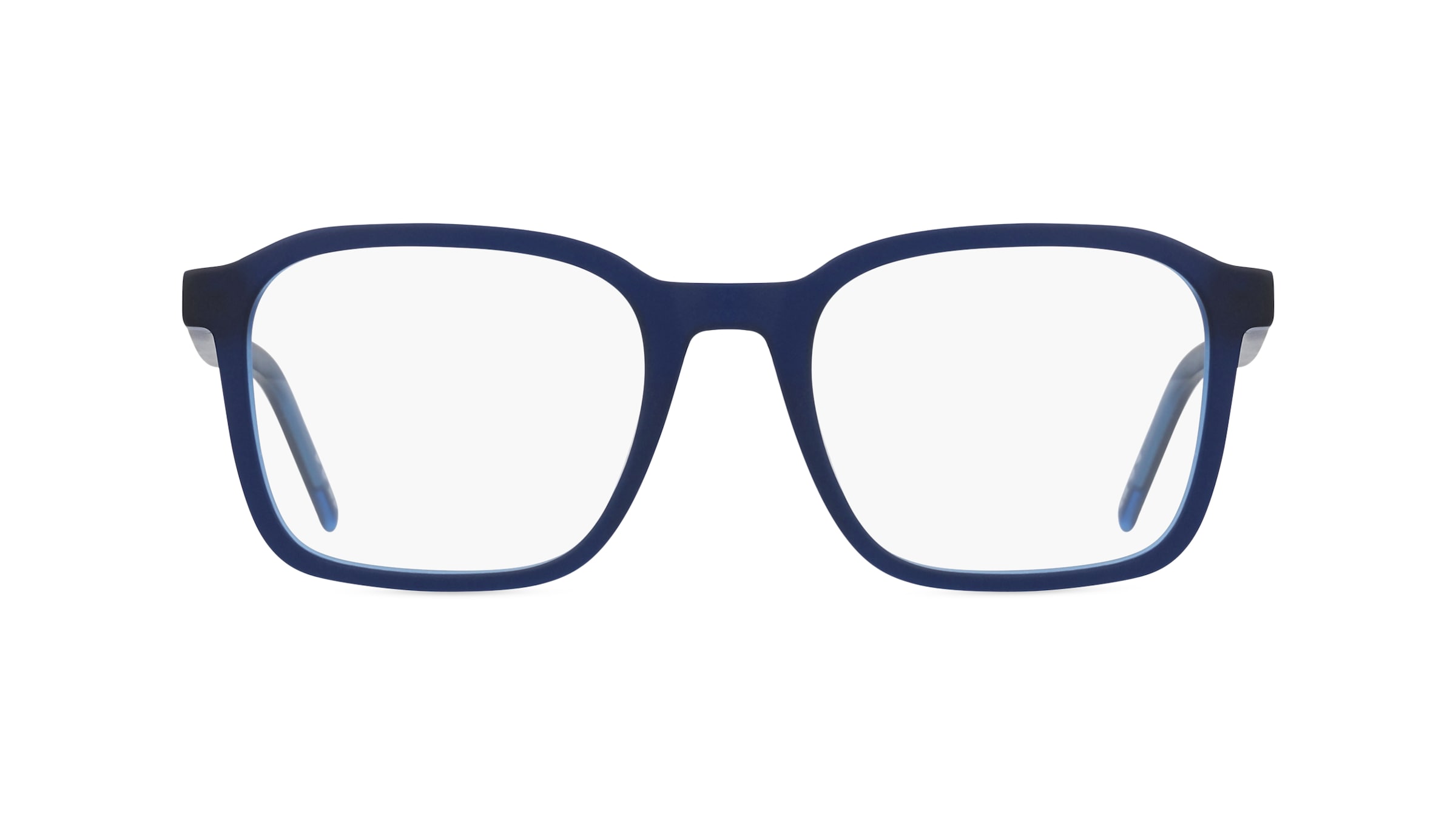 Hugo HG 1202 Herren-Brille inkl. Gläser Vollrand Eckig Acetat-Gestell 53mm/20mm/145mm, blau