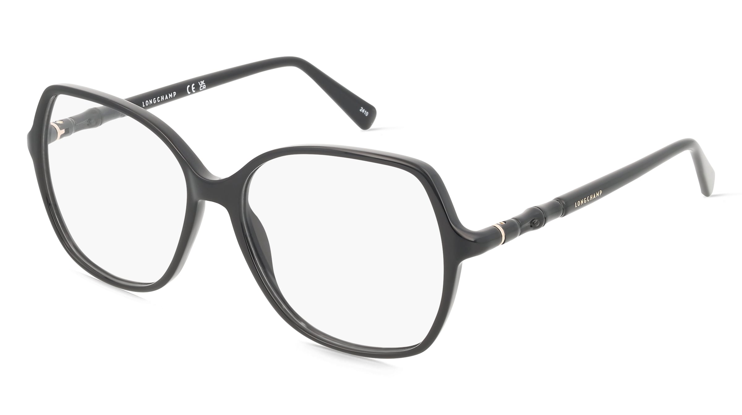 Longchamp LO2769 Damen-Brille inkl. Gläser Vollrand Oval Kunststoff-Gestell 55/15/145, Schwarz