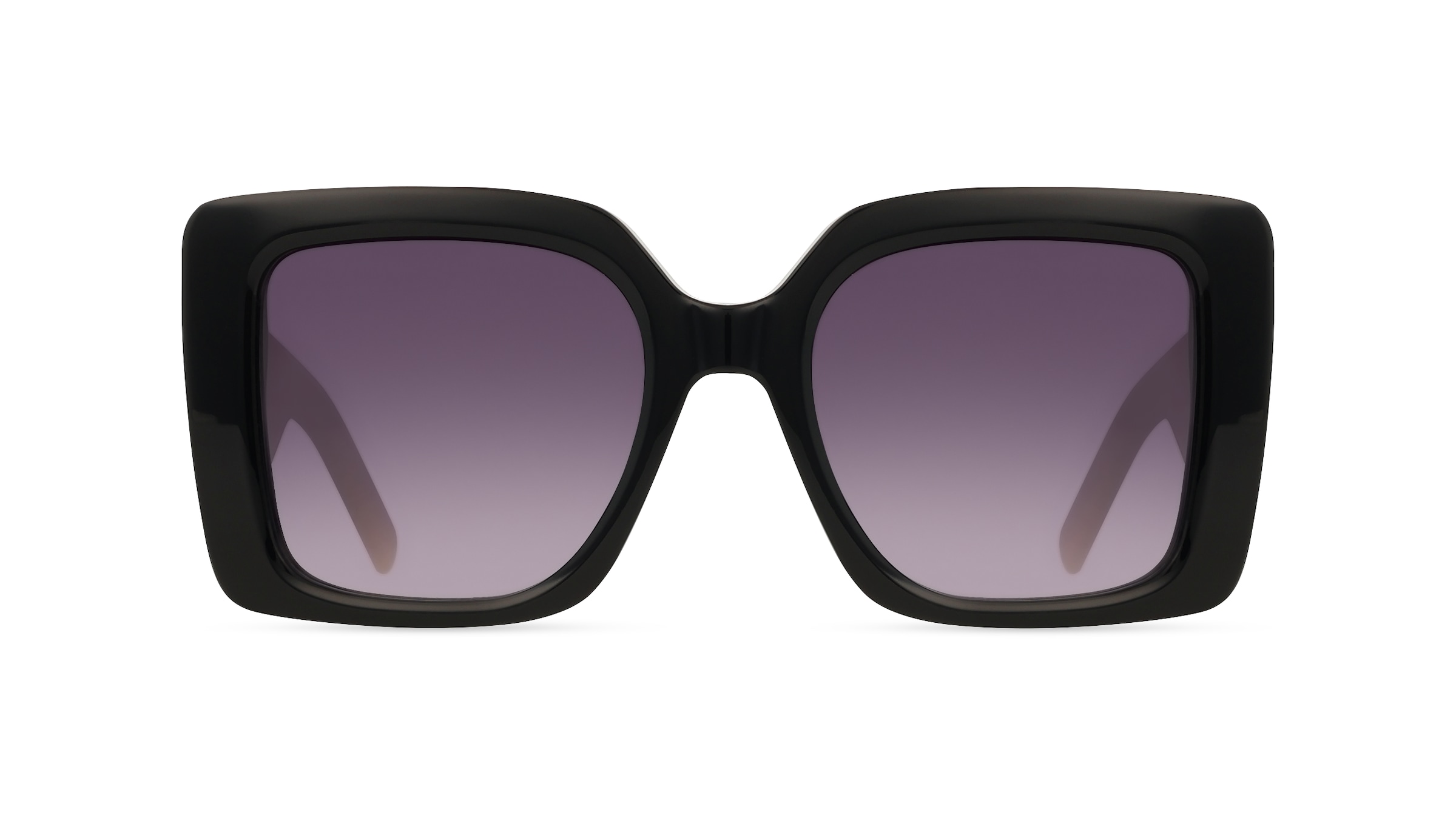 Karl Lagerfeld KL6203S Damen-Sonnenbrille Vollrand Eckig Acetat-Gestell, schwarz