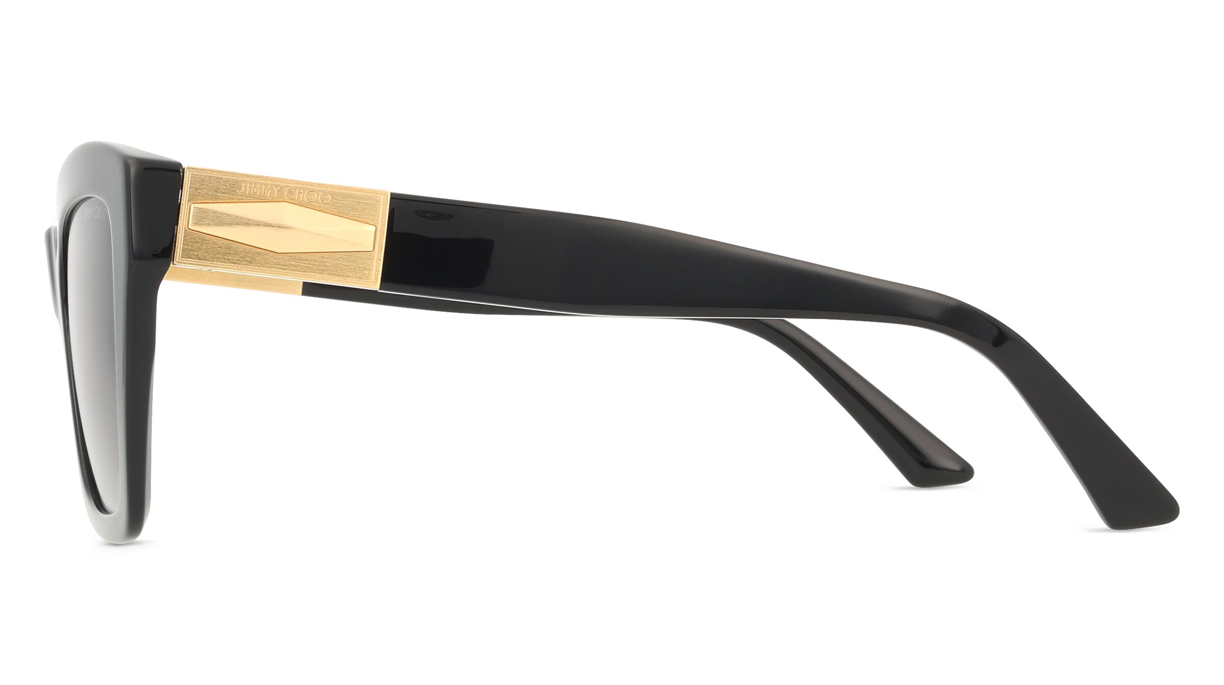 Thumbnail - Jimmy Choo JC5031 Damen-Sonnenbrille Vollrand Cat Eye Acetat-Gestell, schwarz