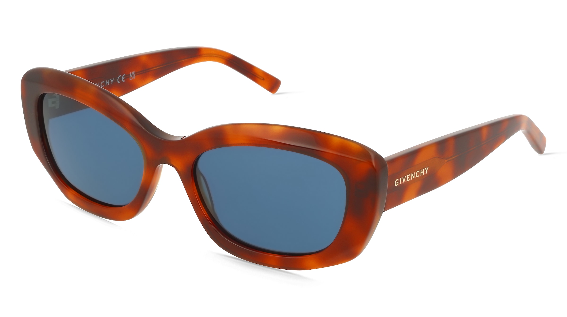 GIVENCHY GV40121I DAY Damen-Sonnenbrille Vollrand Geometrisch Acetat-Gestell, Havanna