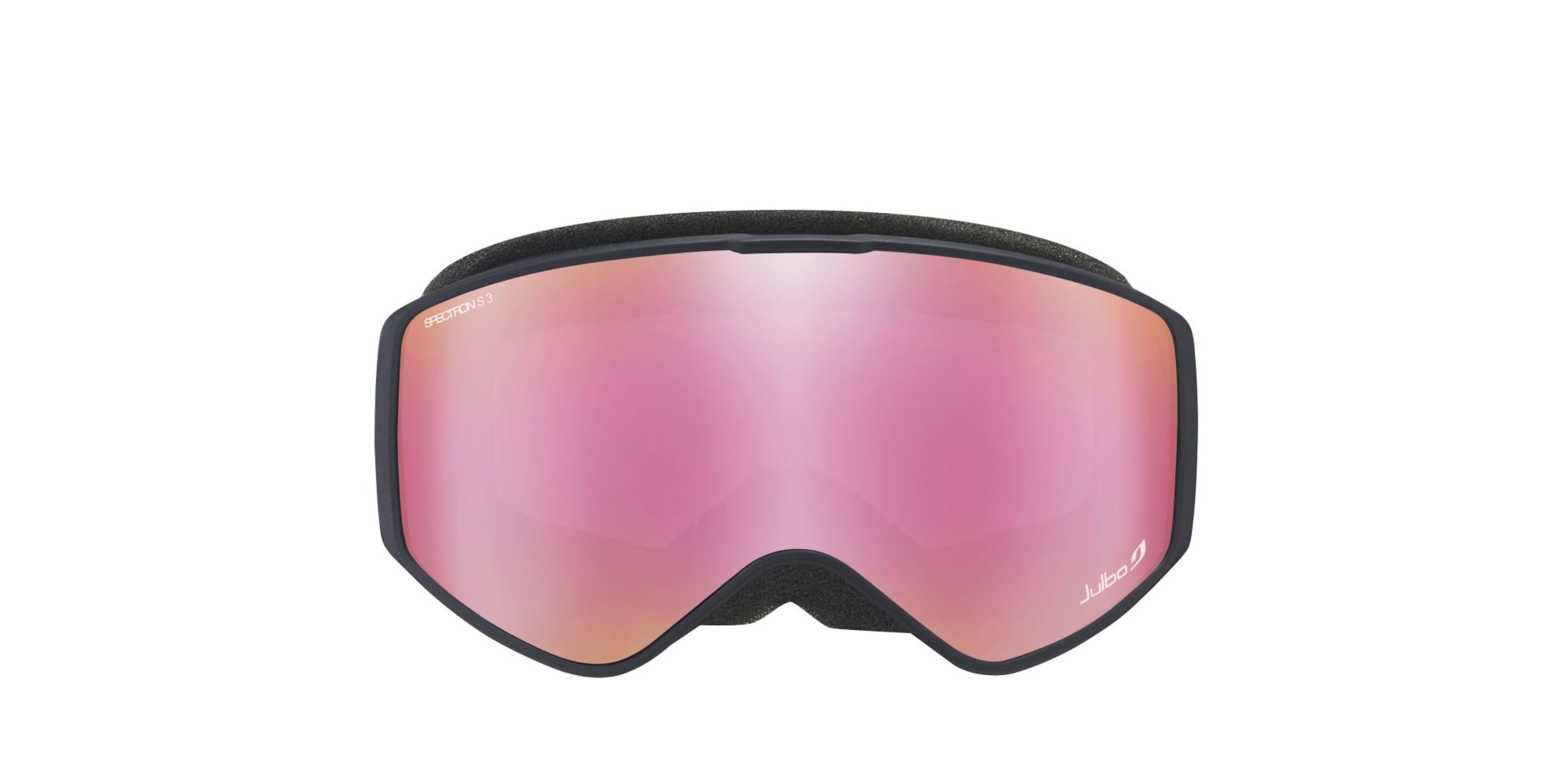 Julbo J7771 Kinder-Skibrille Vollrand Monoscheibe Kunststoff-Gestell, schwarz