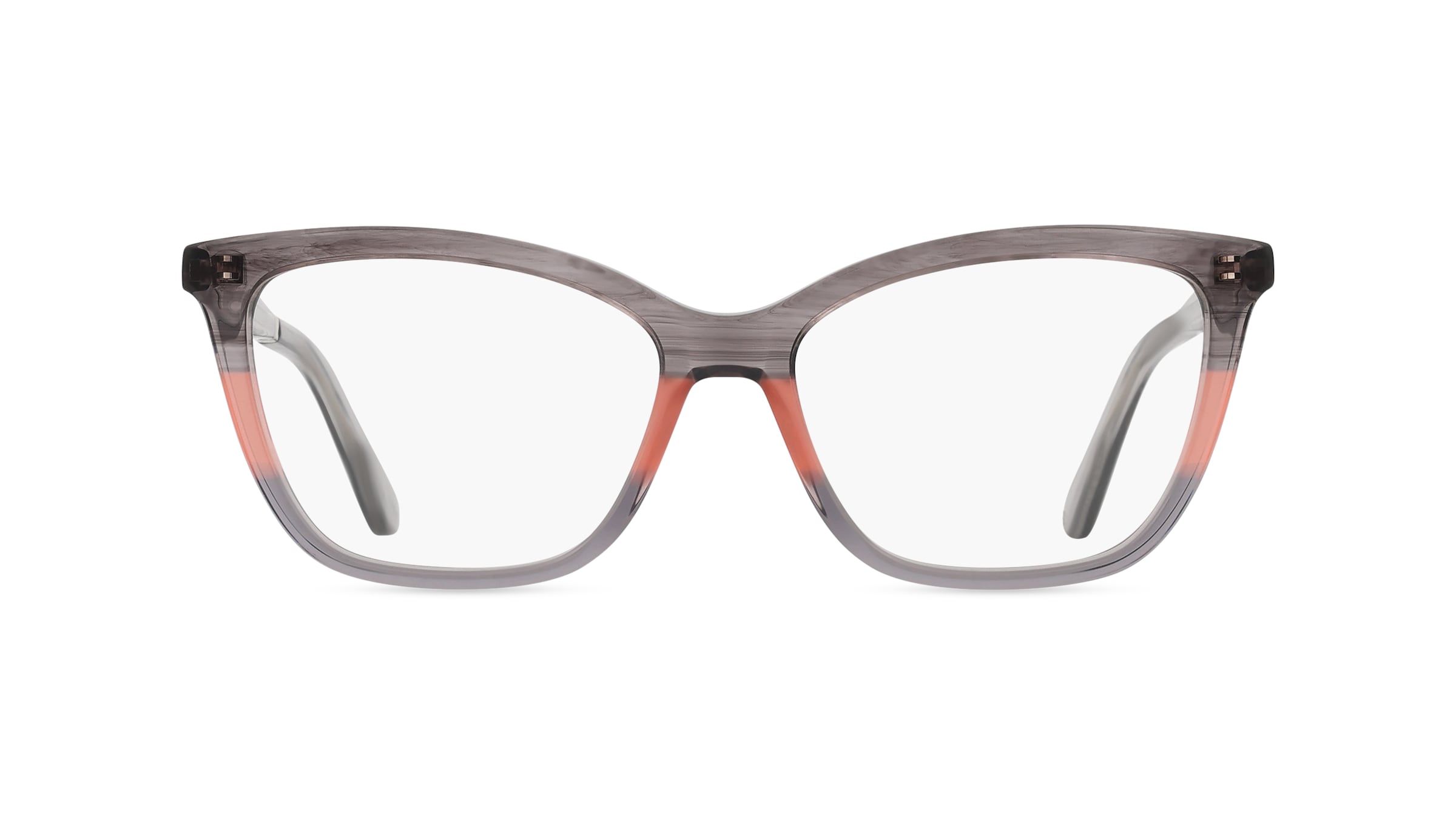 Calvin Klein CK23545 Unisex-Brille inkl. Gläser Vollrand Cateye Kunststoff-Gestell 53mm/15mm/145mm, grau