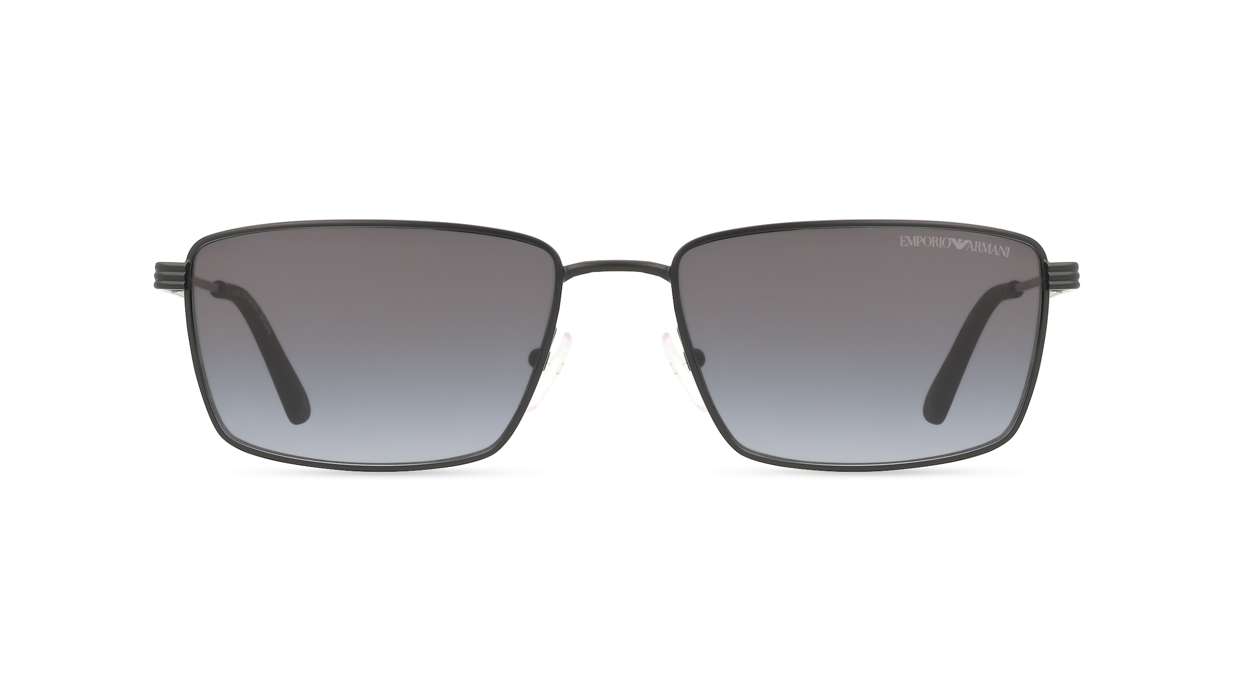 Emporio Armani 0EA2169 Herren-Sonnenbrille Vollrand Eckig Metall-Gestell, Schwarz