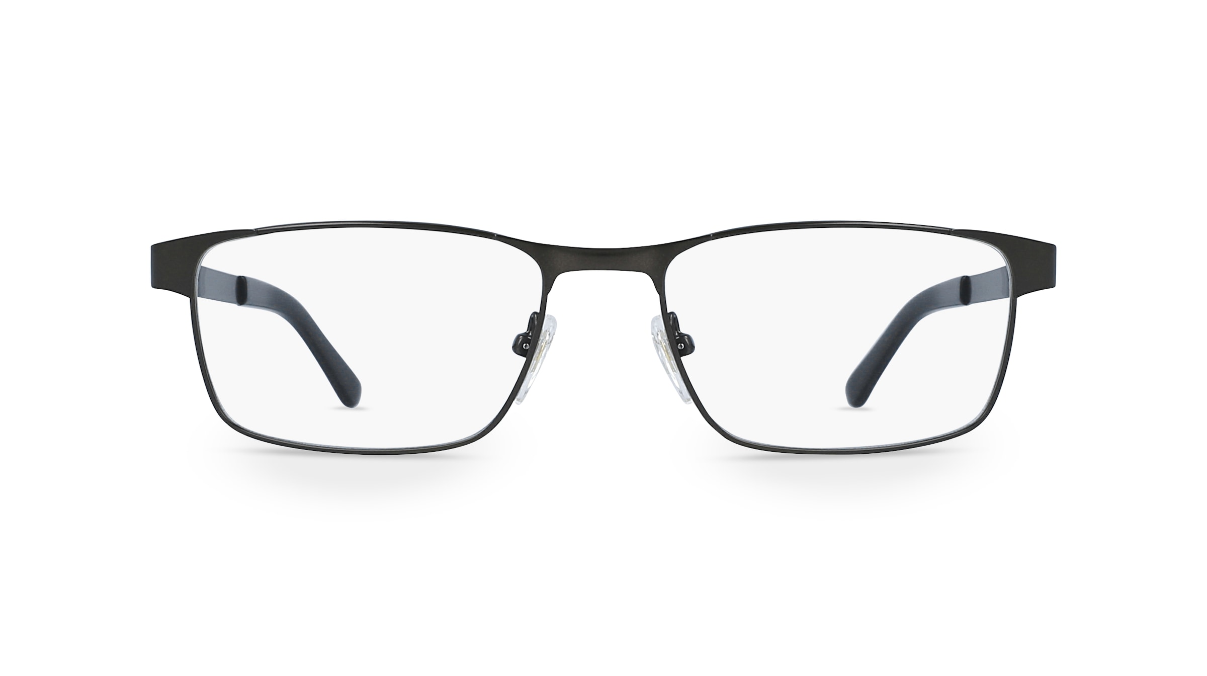 Fielmann OPH 9777 FLEX FA Herren-Brille inkl. Gläser Vollrand Eckig Metall-Gestell 54mm/17mm/135mm, grau