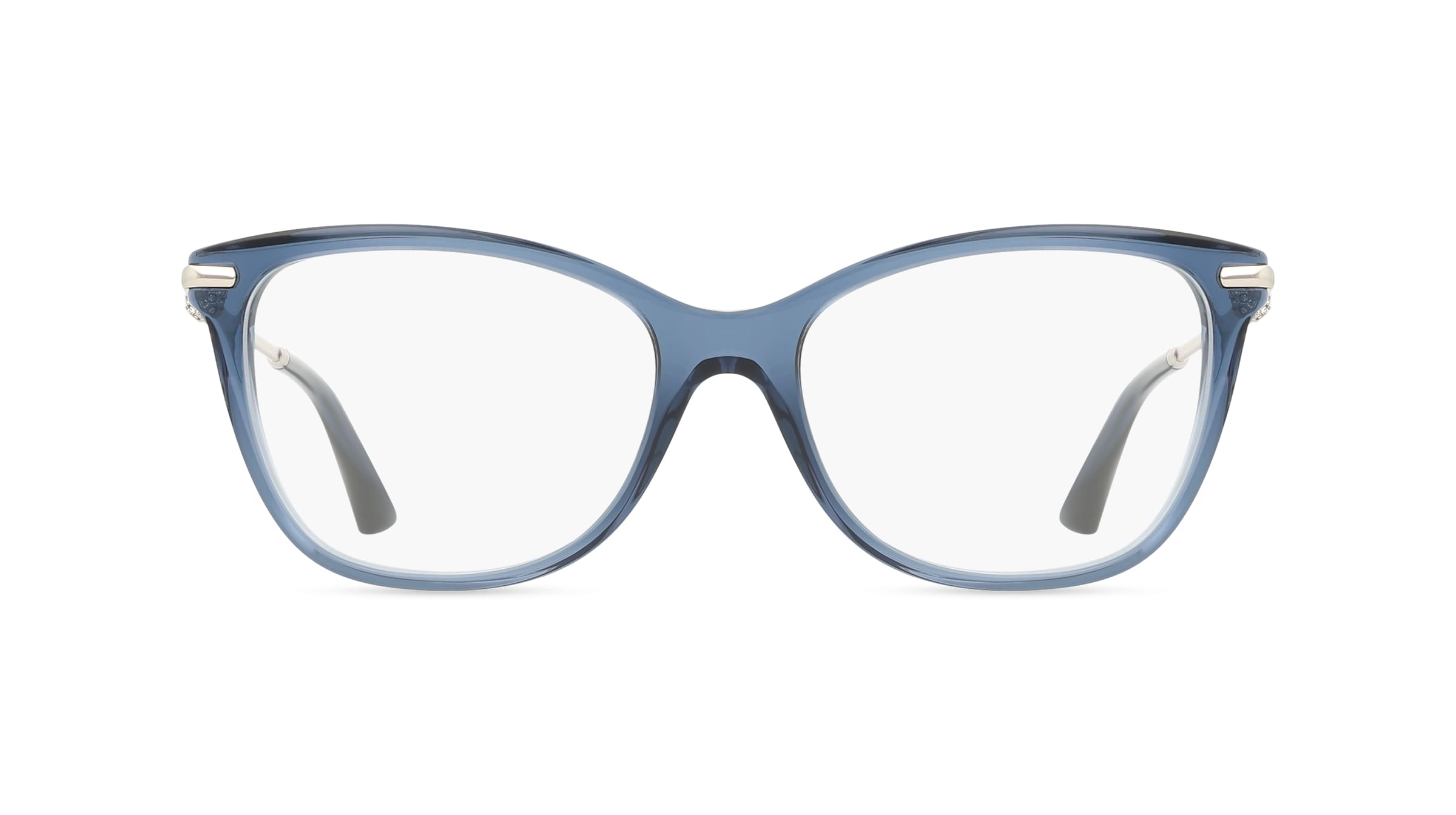 Jimmy Choo 0JC3007HB Damen-Brille inkl. Gläser Vollrand Eckig Acetat-Gestell 54mm/17mm/140mm, blau