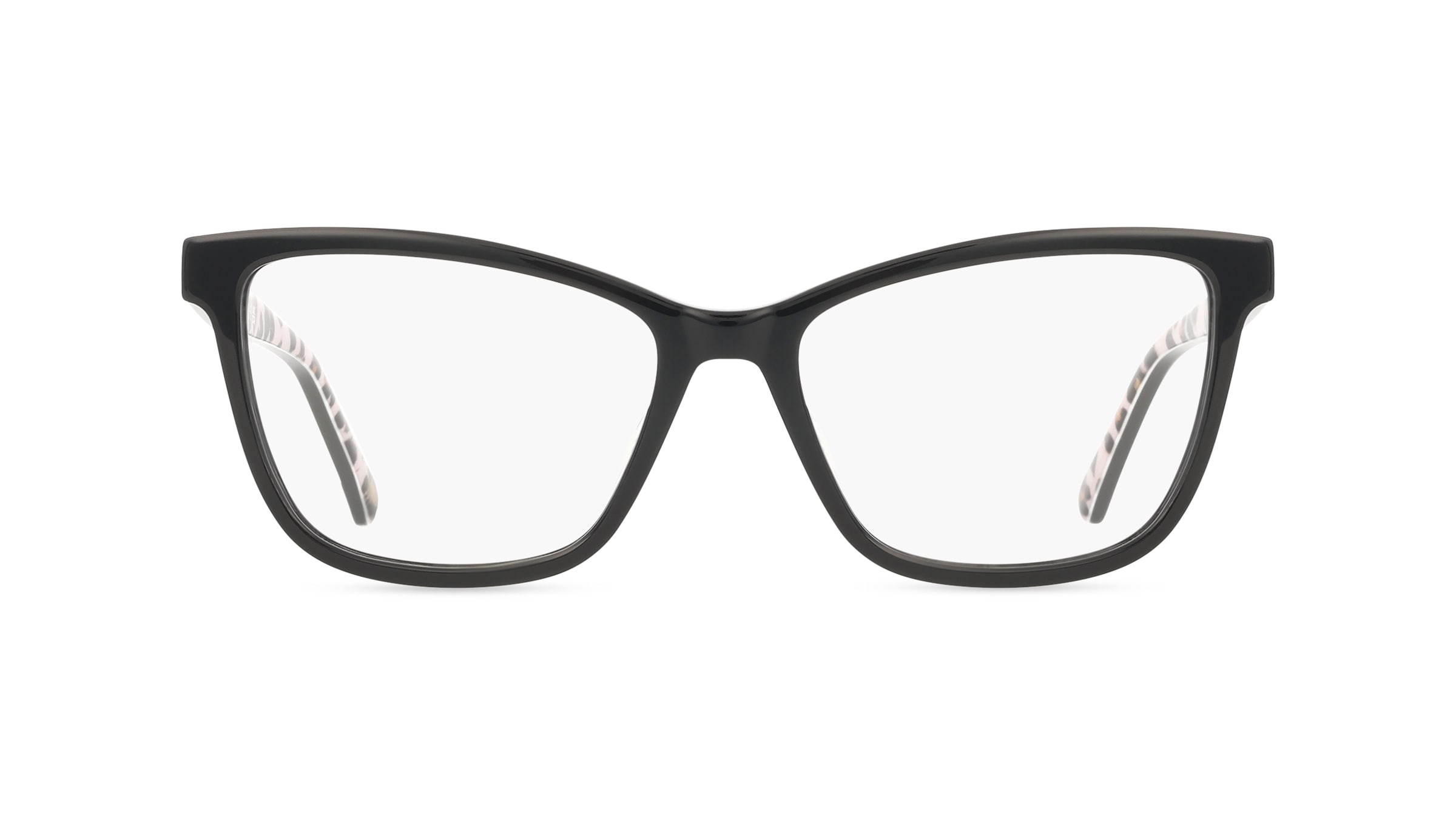 Moschino 108034 Damen-Brille inkl. Gläser Vollrand Eckig Acetat-Gestell 41mm/16mm/140mm, Schwarz