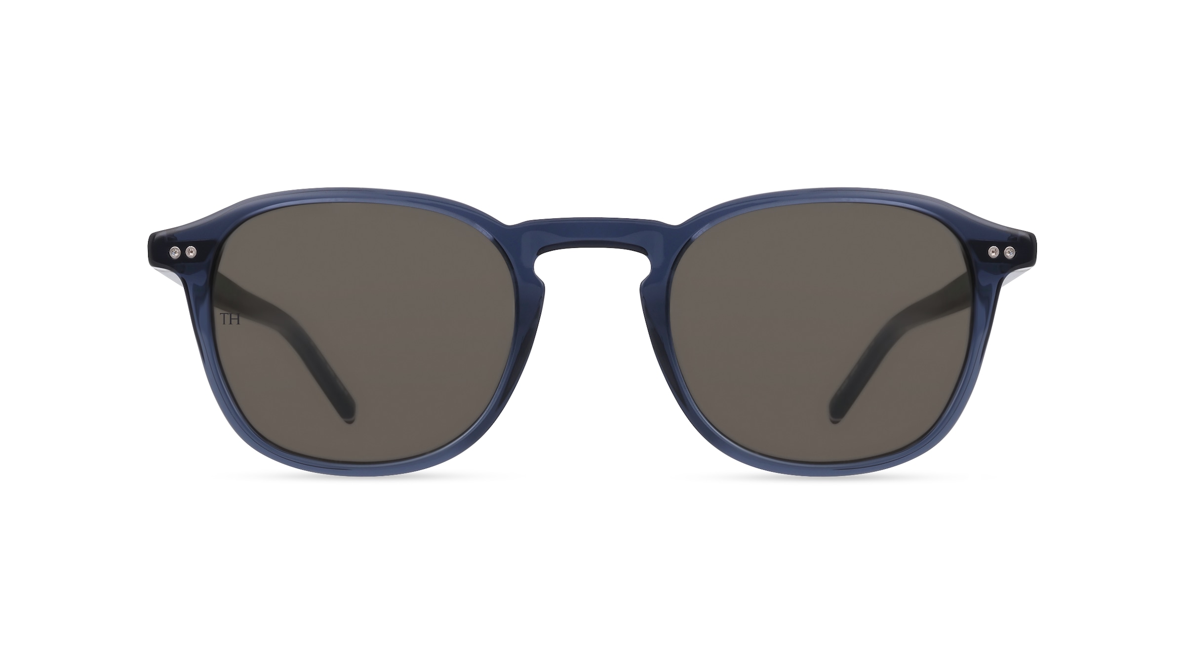 Tommy Hilfiger Eyewear TH 1939/S Herren-Sonnenbrille Vollrand Oval Acetat-Gestell, blau