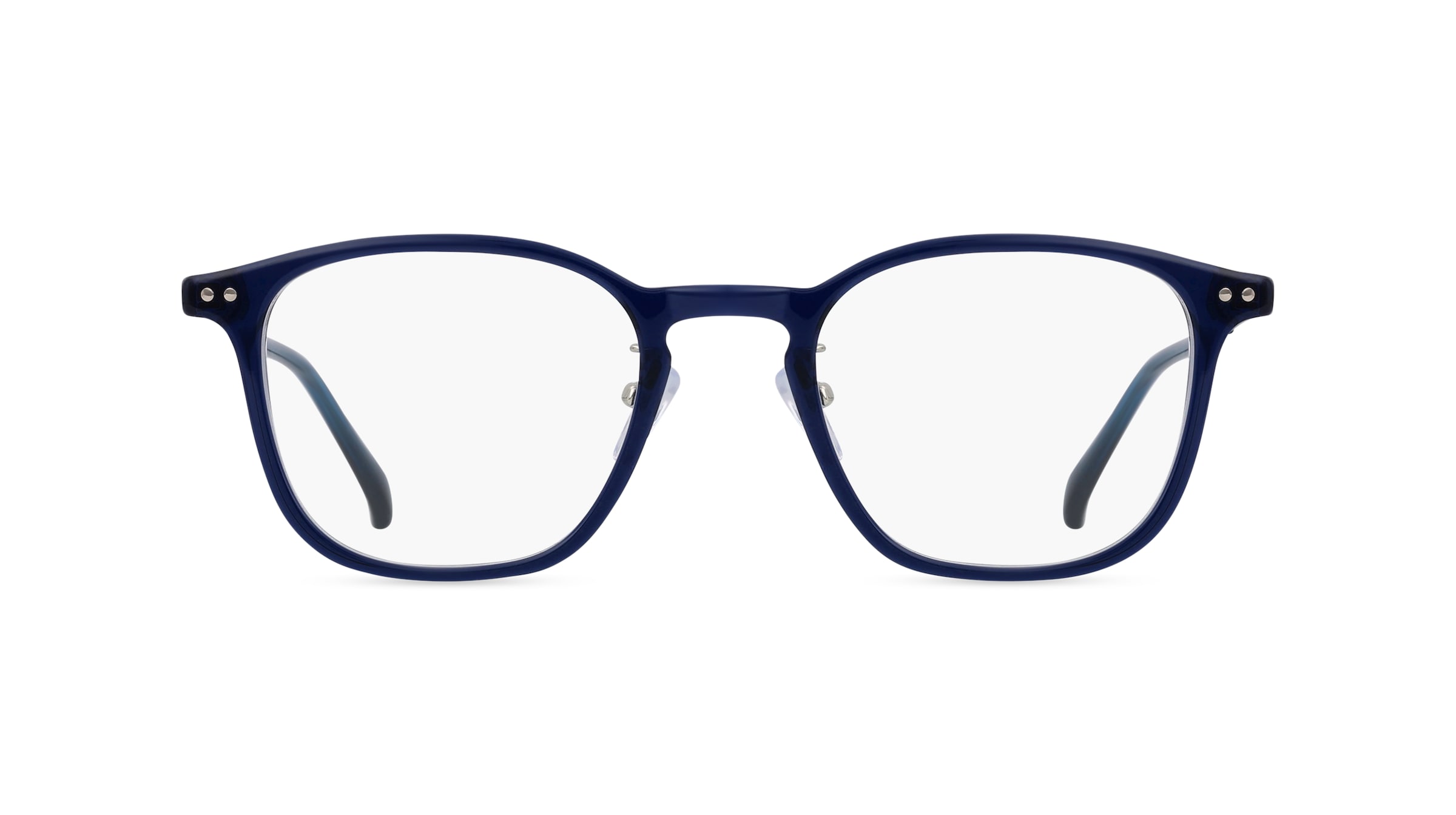 Fielmann BD 547 CL Herren-Brille inkl. Gläser Vollrand Panto Acetat-Gestell 50mm/21mm/145mm, blau