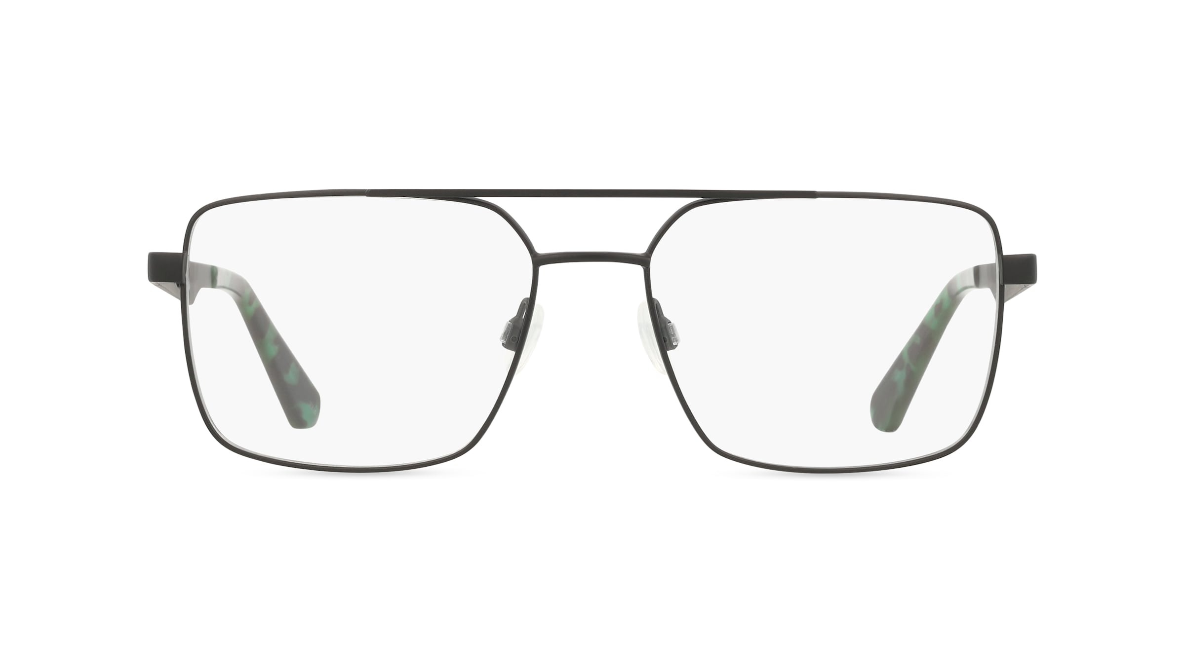 Calvin Klein CKJ24204 Herren-Brille inkl. Gläser Vollrand Pilot Metall-Gestell 55mm/17mm/140mm, schwarz