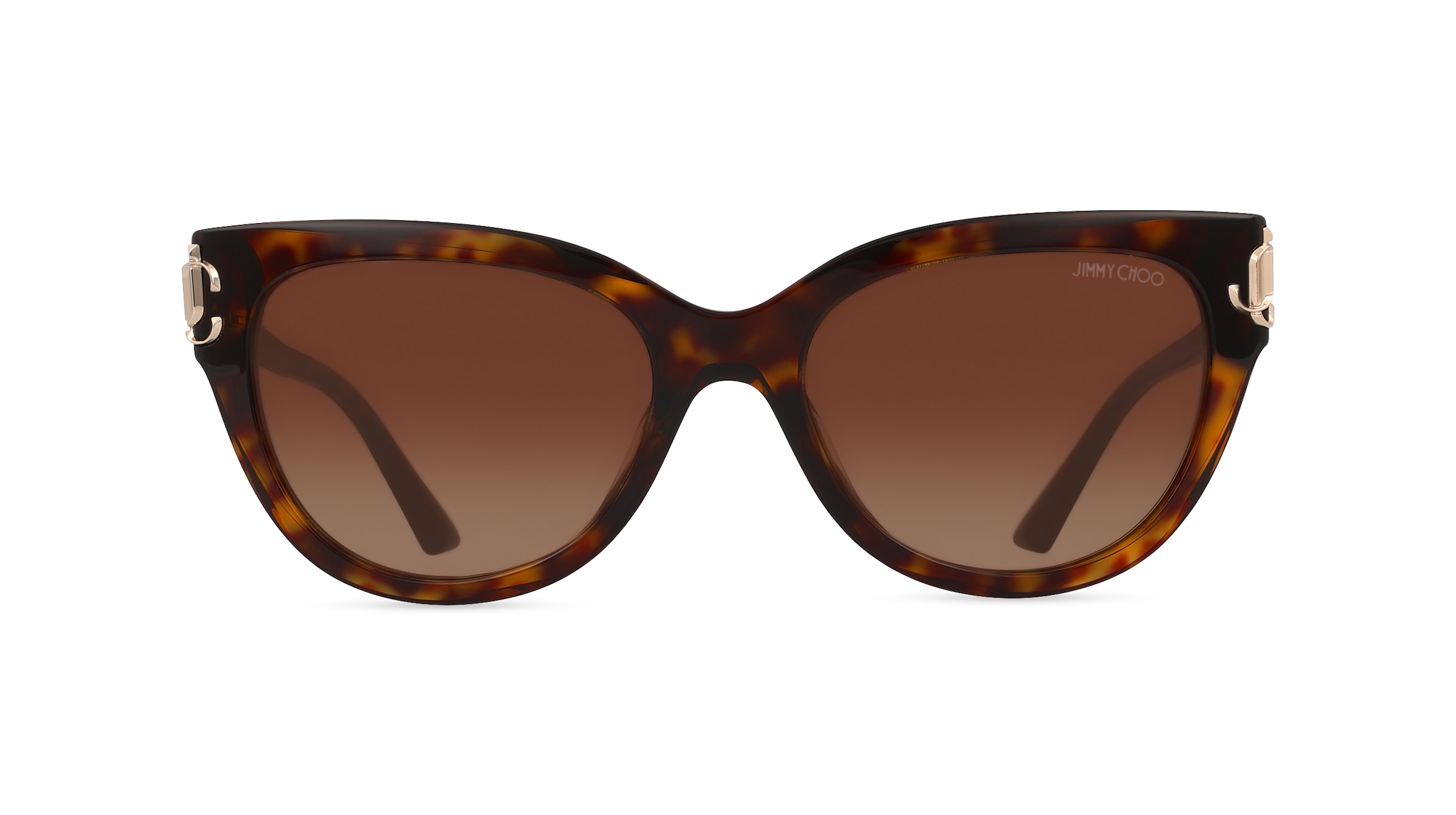 Jimmy Choo 0JC5018U Damen-Sonnenbrille Vollrand Cateye Acetat-Gestell, braun