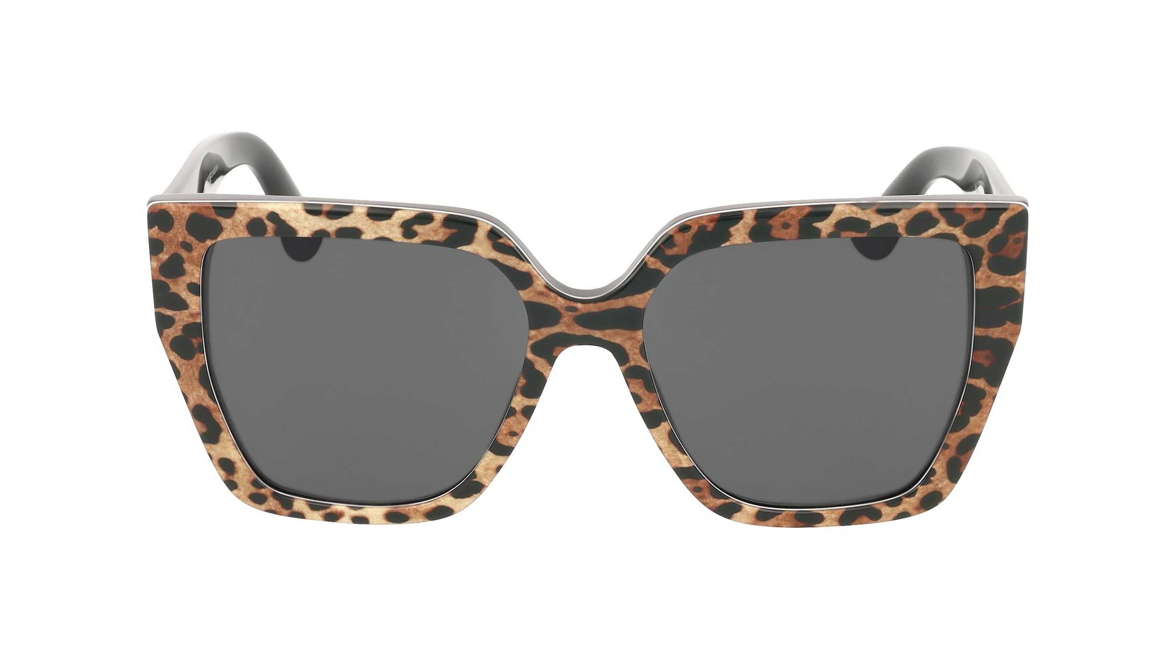 Dolce&amp;Gabbana 0DG4438 Damen-Sonnenbrille Vollrand Quadratisch Acetat-Gestell, Braun