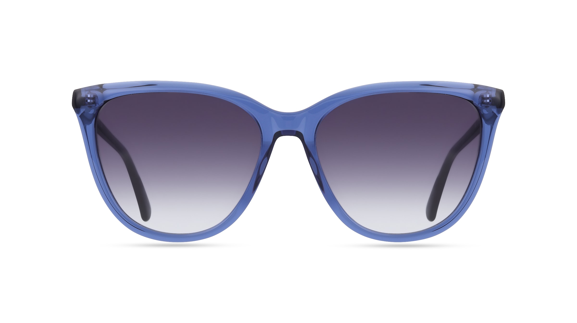 Longchamp LO718S Damen-Sonnenbrille Vollrand Butterfly Kunststoff-Gestell, blau