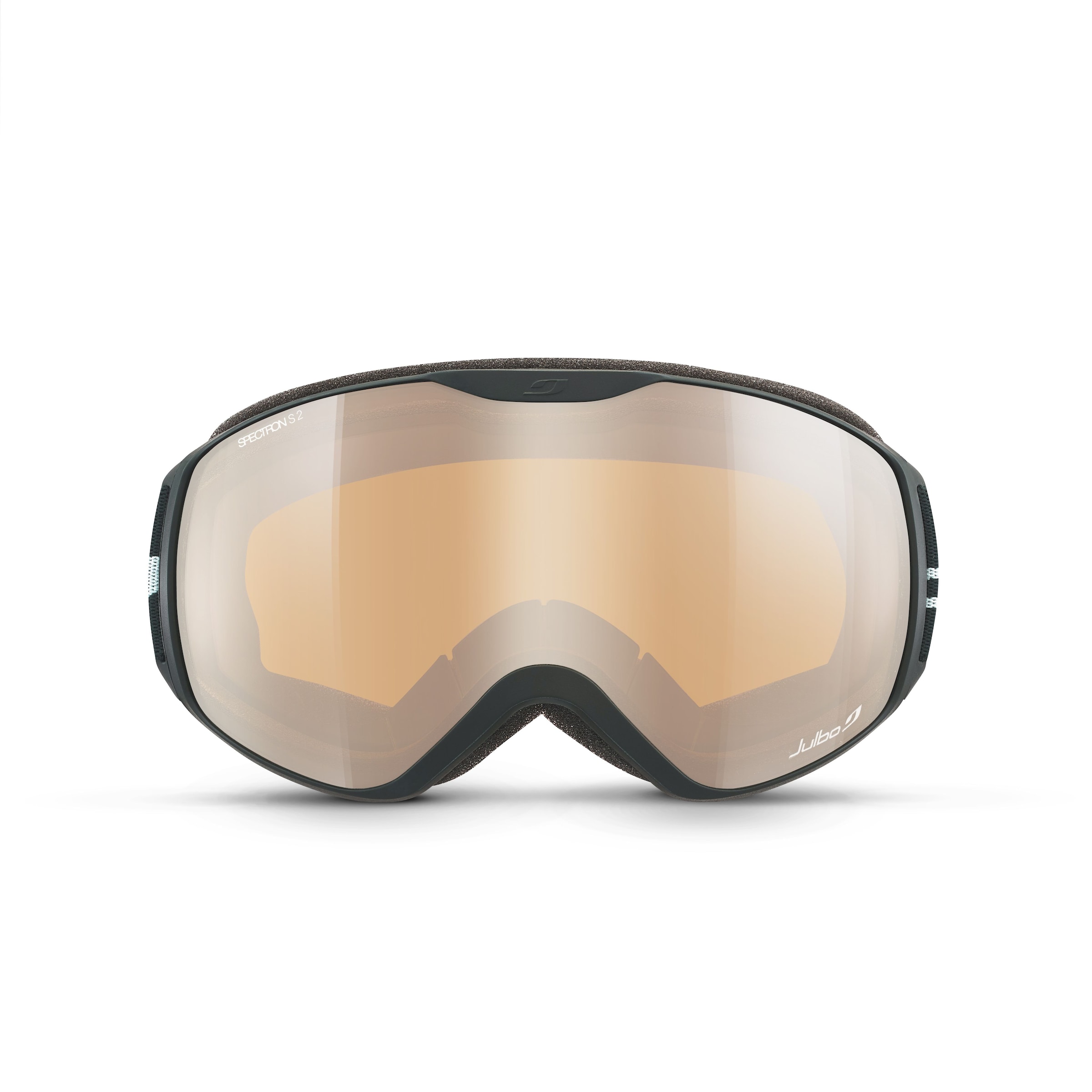 Julbo J7452 Ison Unisex-Skibrille Vollrand Monoscheibe Kunststoff-Gestell, Schwarz