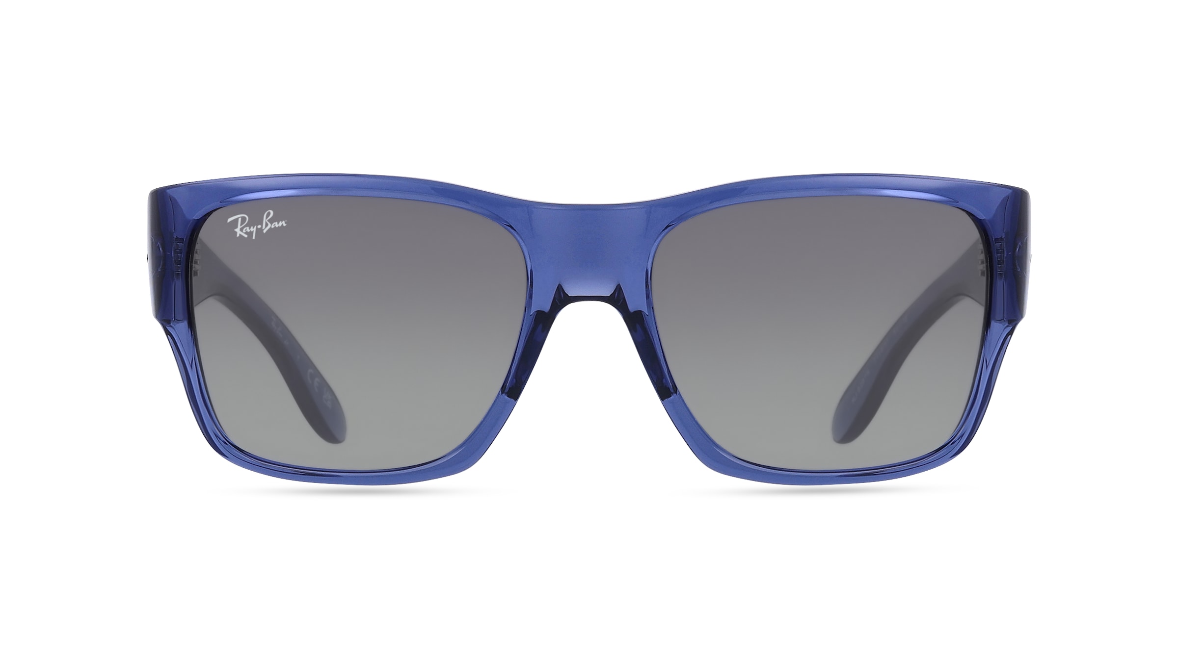 Ray-Ban Junior RJ 9287S WAYFARER NOMAD Jugend-Sonnenbrille Vollrand Eckig Kunststoff-Gestell, blau