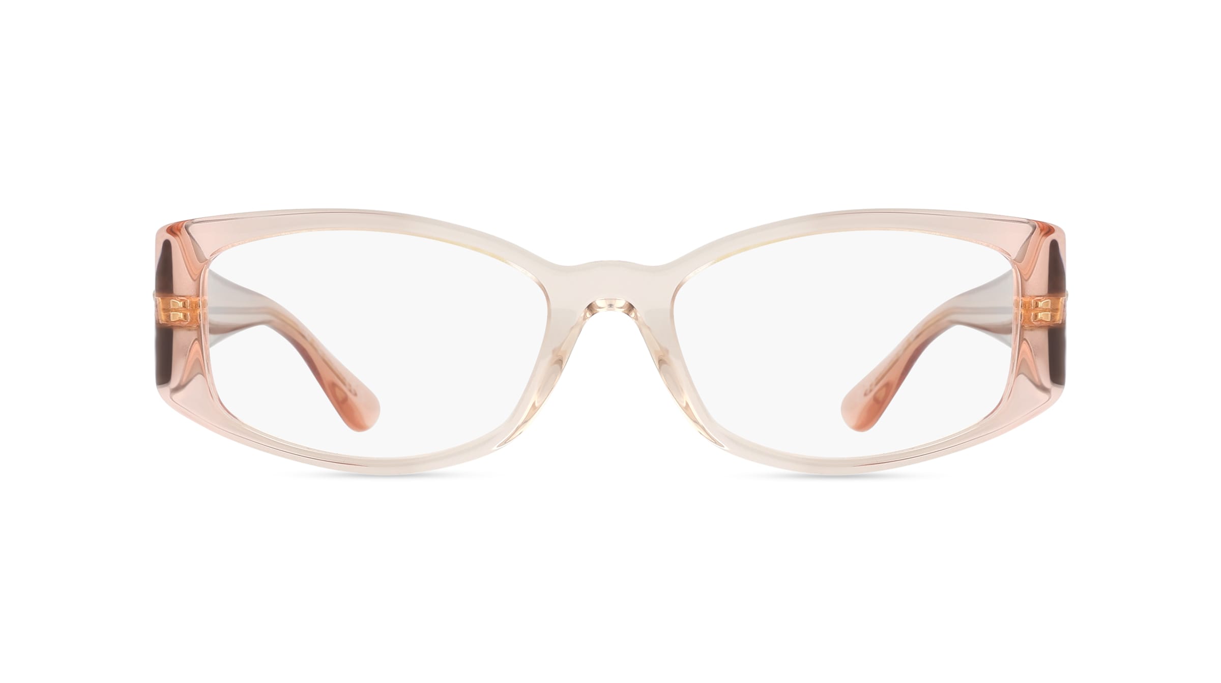 Versace 0VE3343 Damen-Brille inkl. Gläser Vollrand Eckig Acetat-Gestell 52mm/17mm/145mm, orange