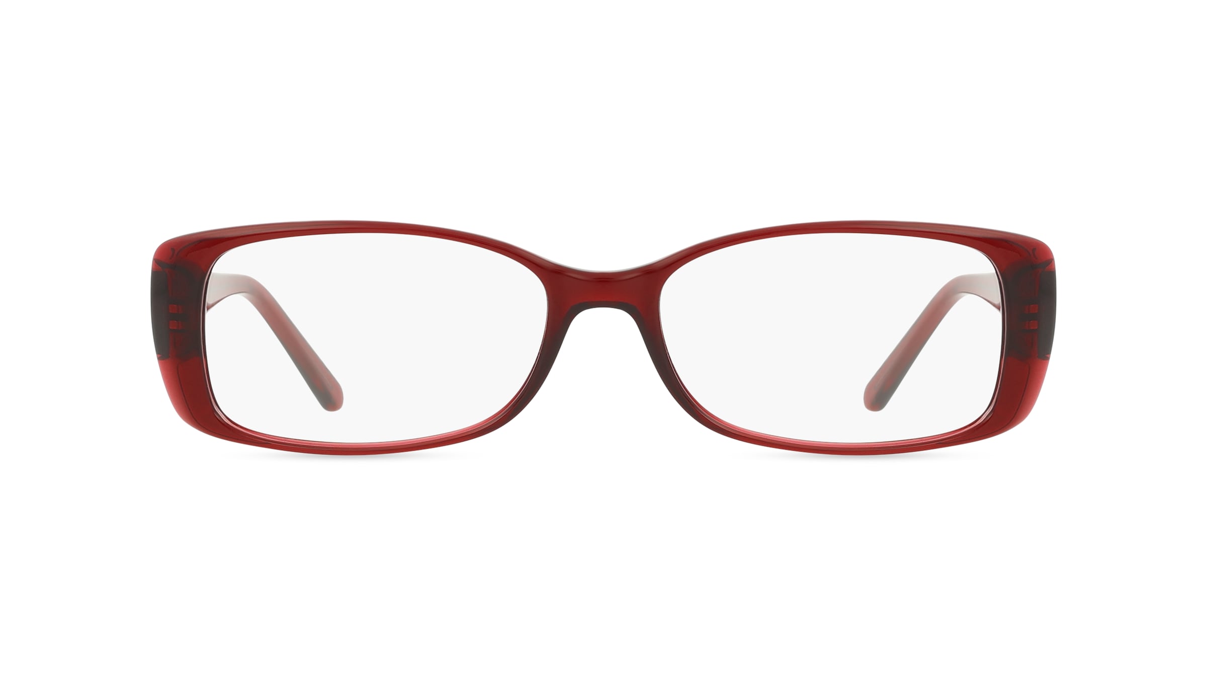 Fielmann JIL 025 CL Damen-Brille inkl. Gläser Vollrand Eckig Acetat-Gestell 54mm/16mm/135mm, Rot