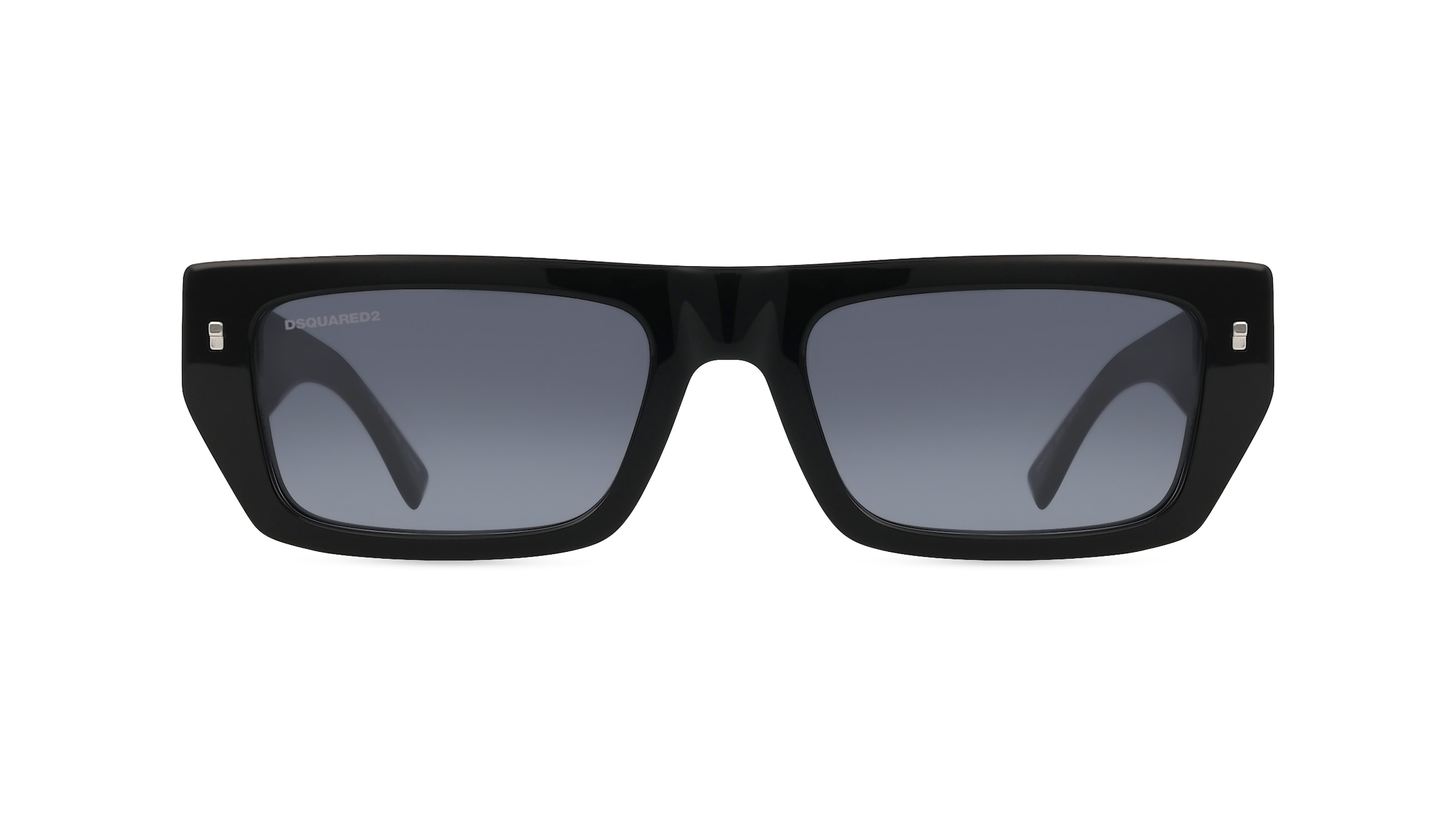 Dsquared2 ICON 0011/S Herren-Sonnenbrille Vollrand Eckig Acetat-Gestell, schwarz