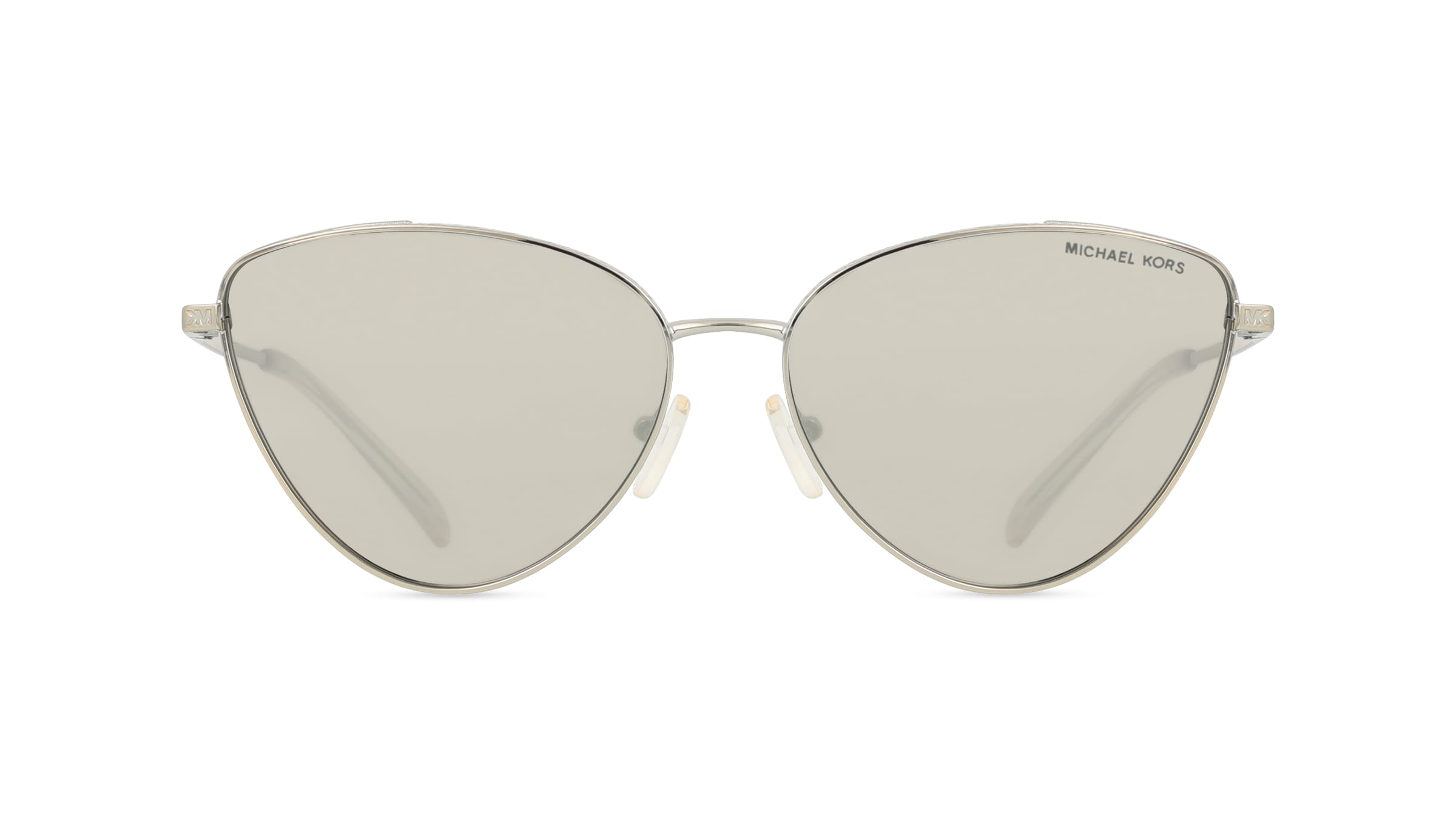 Michael Kors MK1140 Damen-Sonnenbrille Vollrand Butterfly Metall-Gestell, silber