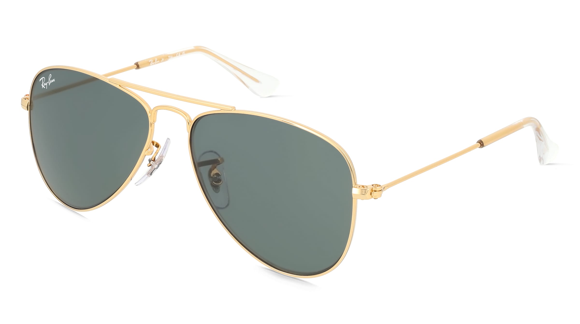 Ray-Ban Junior RJ 9506S AVIATOR Kinder-Sonnenbrille Vollrand Pilot Metall-Gestell, Gold