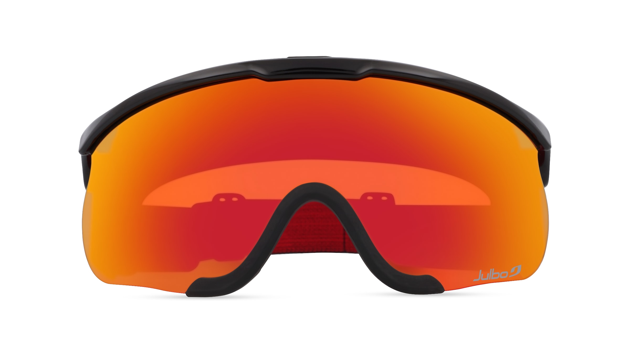 Julbo SNIPER EVO M J691 Unisex-Sonnenbrille Vollrand Monoscheibe Kunststoff-Gestell, schwarz