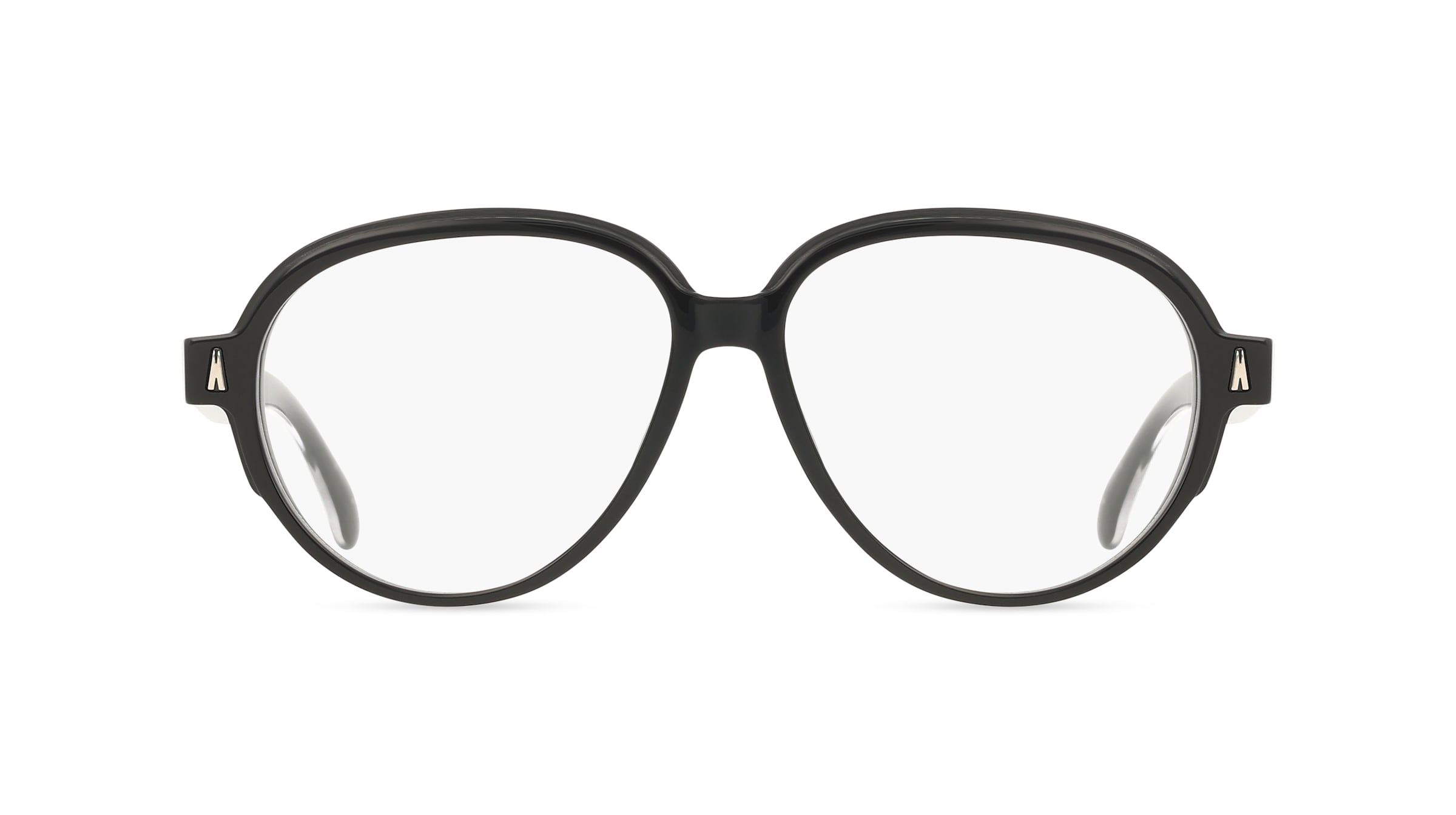Moncler ME2003 Unisex-Brille inkl. Gläser Vollrand Pilot Bio-Acetat-Gestell 55mm/13mm/145mm, Schwarz
